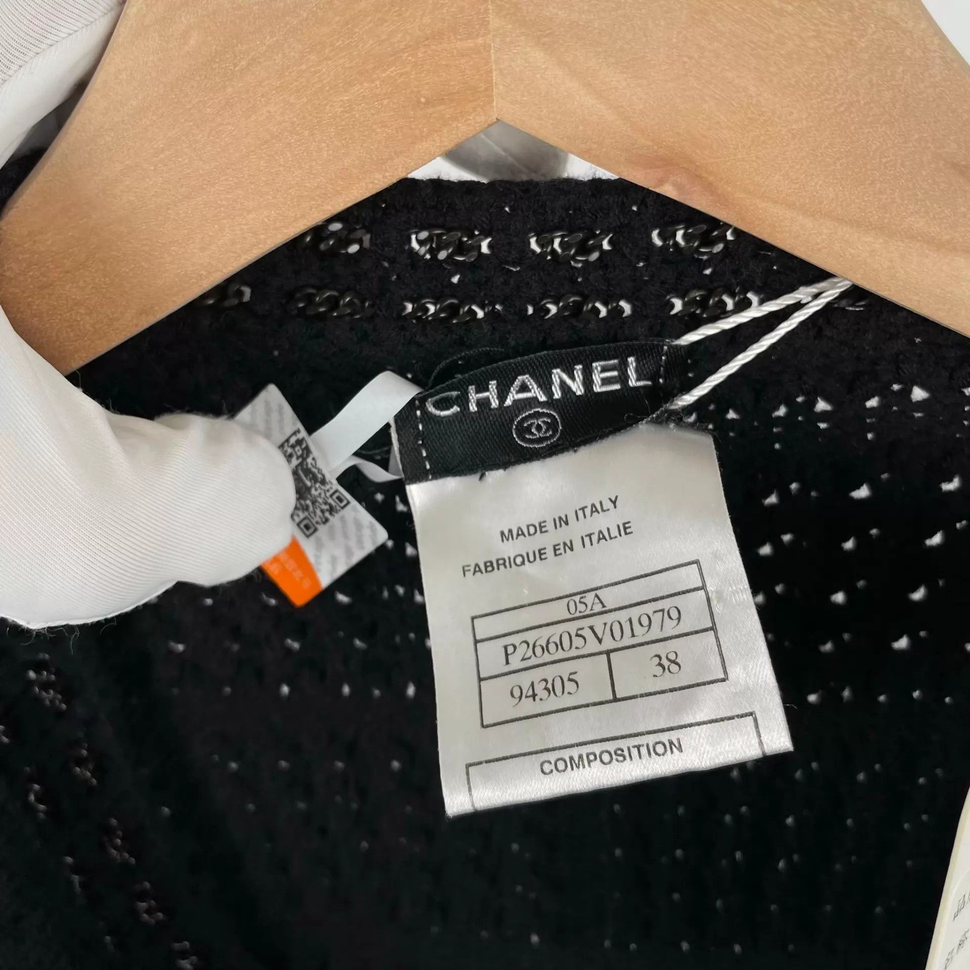 Chanel CHANEL Cutout Cardigan Black Size 38 Size S / US 4 / IT 40 - 3 Thumbnail