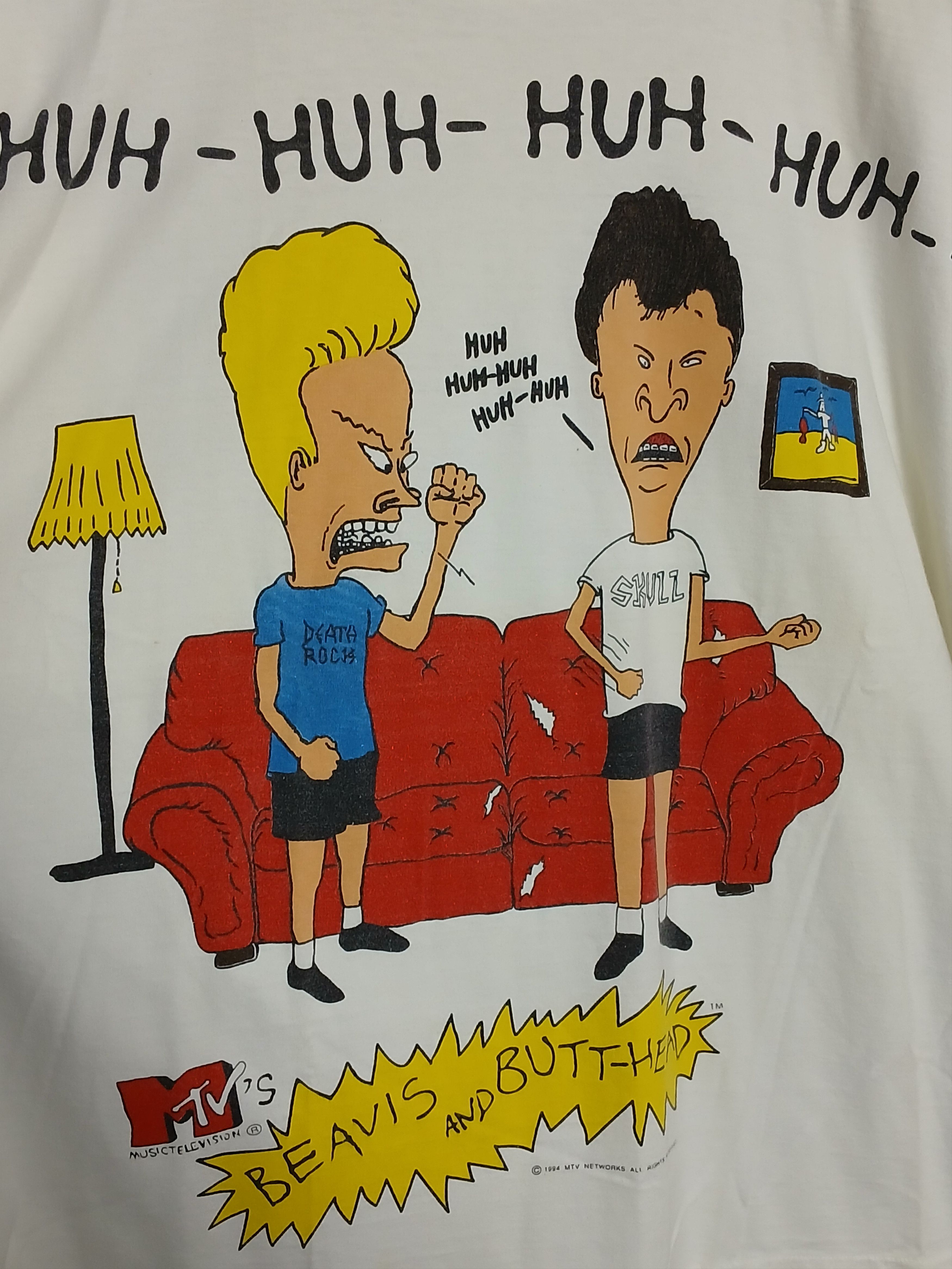 Mtv × Vintage Vintage 1994 MTV Beavis And Butt-Head Single Stitch T-Shirt Size US L / EU 52-54 / 3 - 3 Thumbnail
