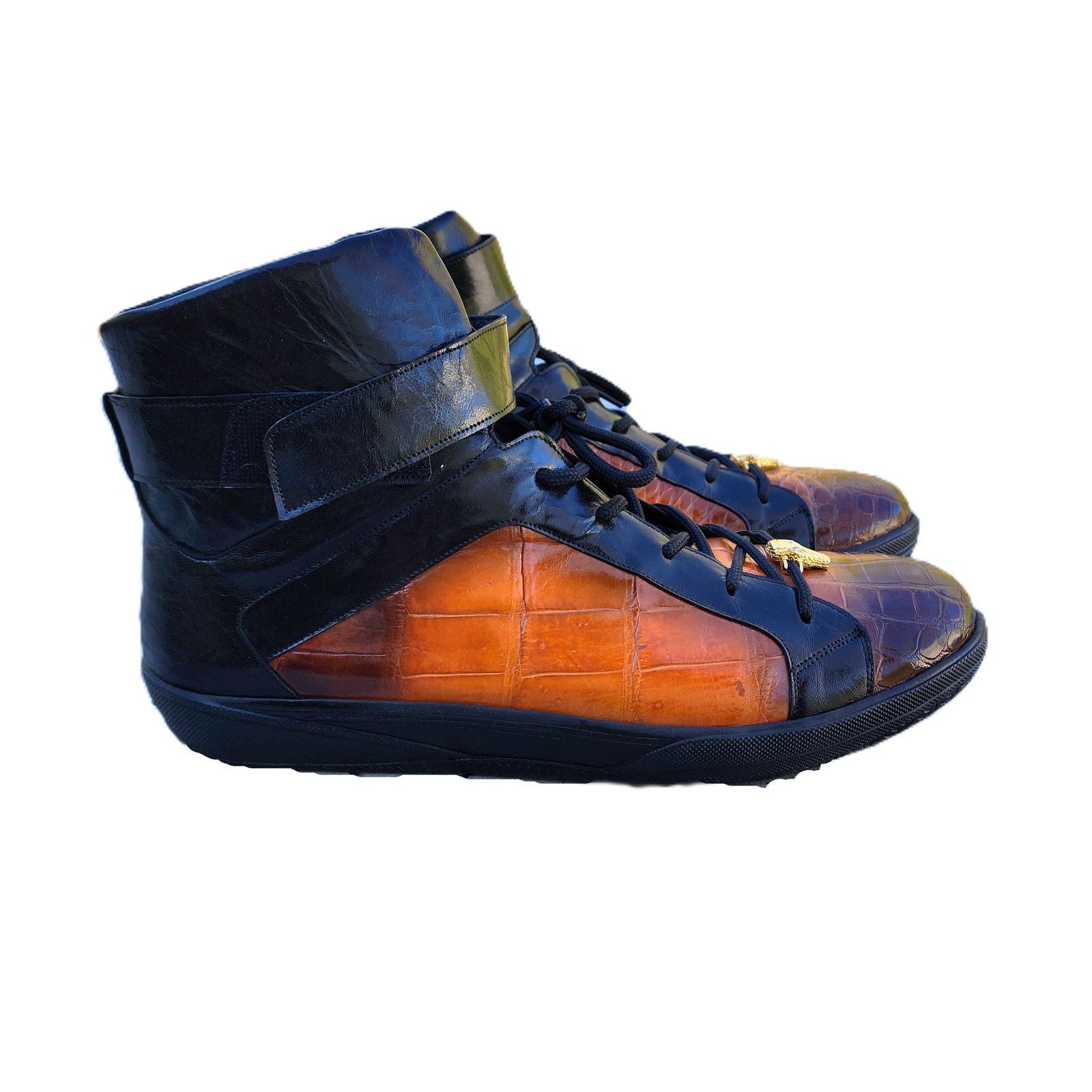 Belvedere Belvedere George Genuine Exotic Crocodile Leather Sneakers Size US 11 / EU 44 - 2 Thumbnail