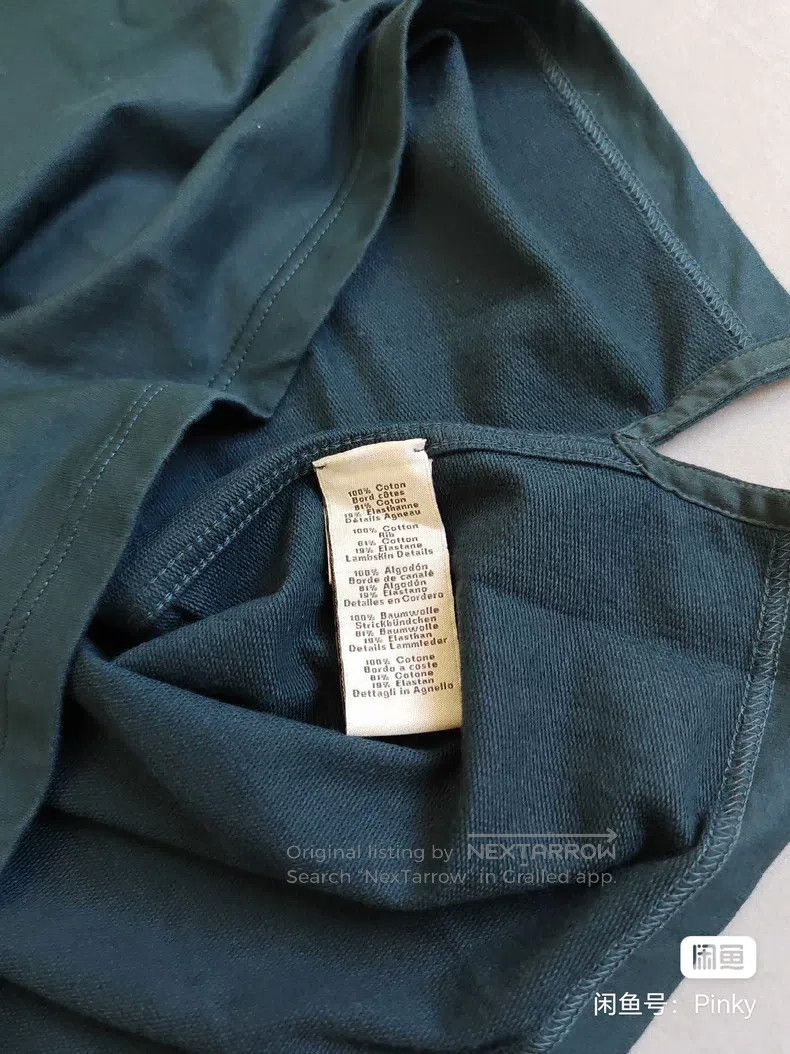Other Hermes Men's short-sleeve T-shirt, peacock blue, horse lea Size US M / EU 48-50 / 2 - 4 Thumbnail