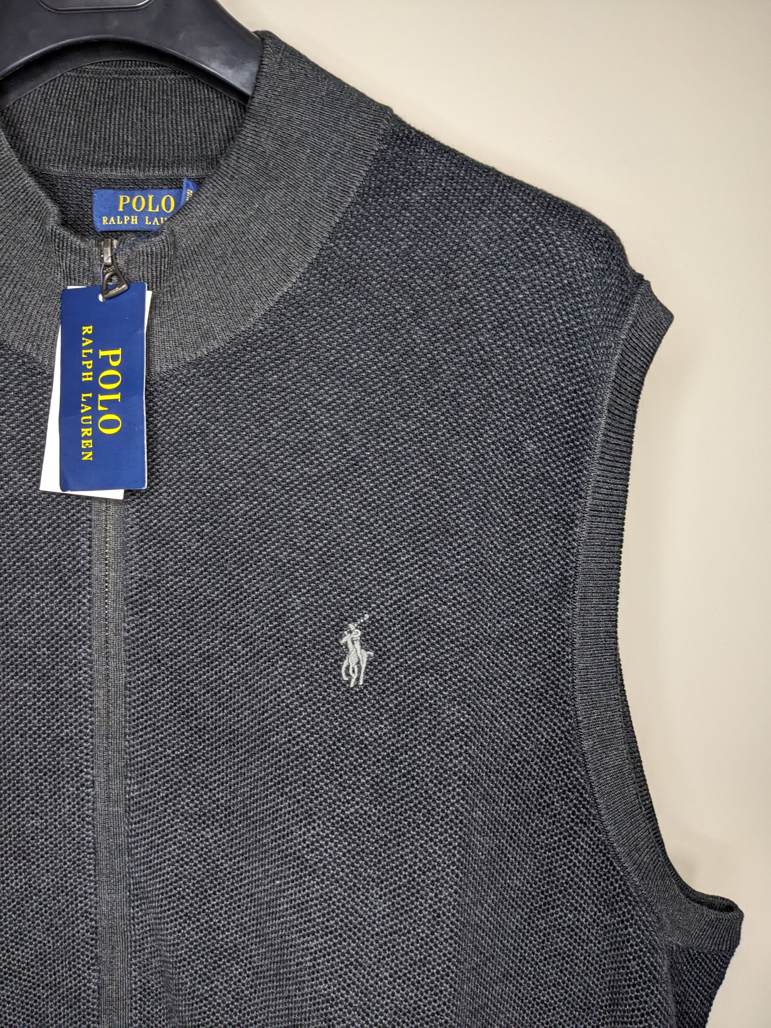 Polo Ralph Lauren Polo Ralph Lauren Sweater Vest Mens 3XB Full Zip Knit NWT Size US XXL / EU 58 / 5 - 2 Thumbnail