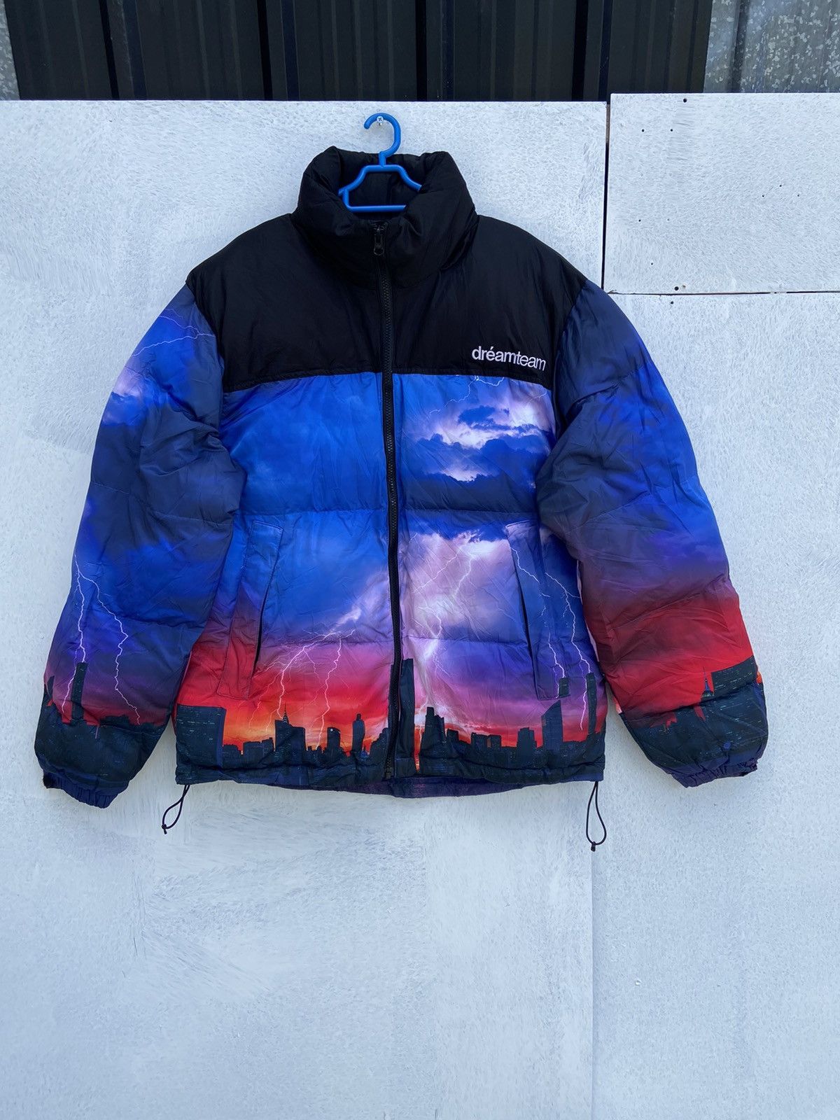 Japanese Brand Very Rare Puffer Jacket DreamTeam Nice Design | Grailed