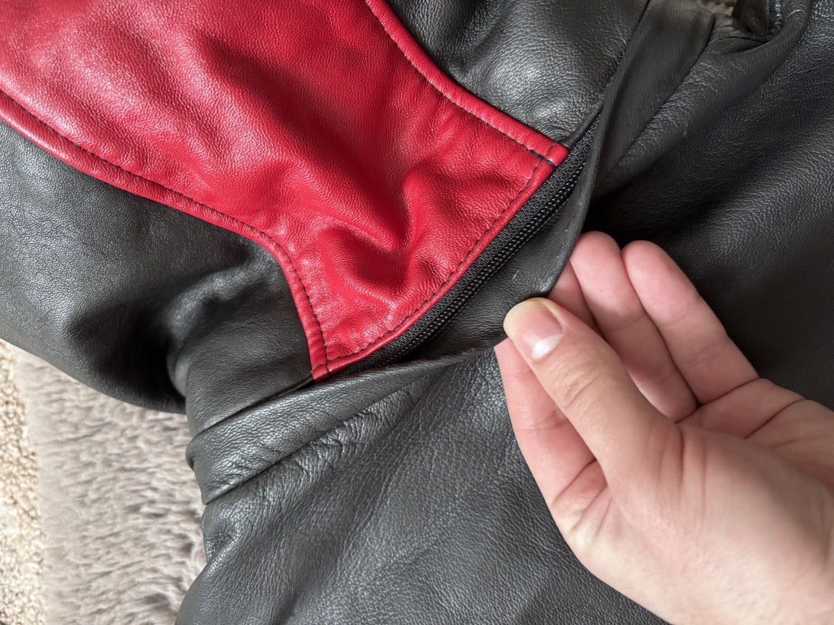 Ferrari Ferrari Racing Vintage Leather Bomber Jacket Size US M / EU 48-50 / 2 - 8 Thumbnail