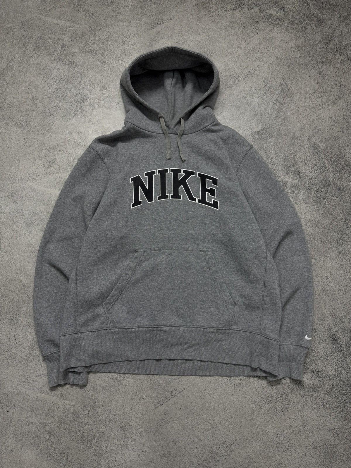Nike Vintage Y2K Nike Big Swoosh Hoodie 00’s Size US XL / EU 56 / 4 - 1 Thumbnail