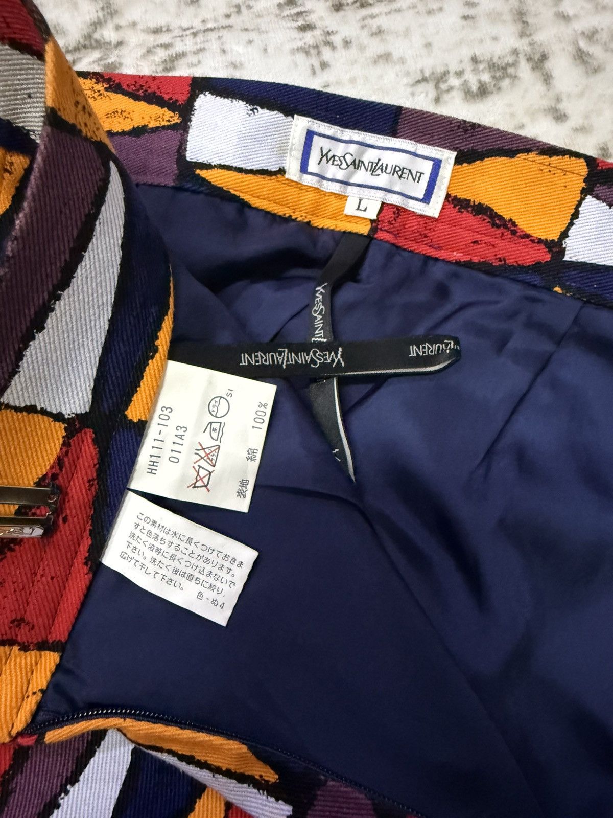 Yves Saint Laurent Archive Yves Saint Laurent Geometric Balloon Tapered Pants Size 26" / US 2 / IT 38 - 9 Thumbnail