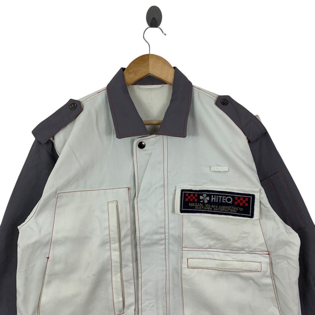Vintage Vintage NISMO NISSAN HITEQ Racing Team Formula Shirt Jacket Size US L / EU 52-54 / 3 - 2 Thumbnail