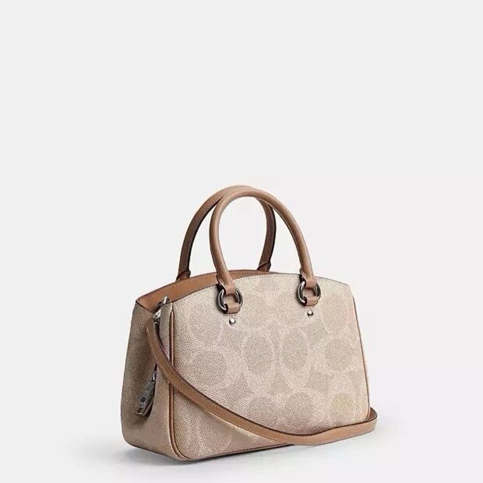 Coach NWT Coach Savannah Small Carryall Bag CAL53 Sand/Taupe Size ONE SIZE - 10 Thumbnail