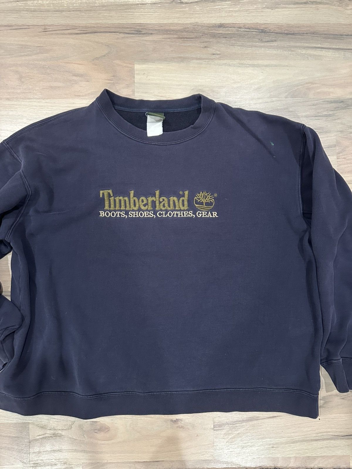 Timberland Vintage 90s Timberland Embroidered Crewneck XL Size US XL / EU 56 / 4 - 1 Thumbnail