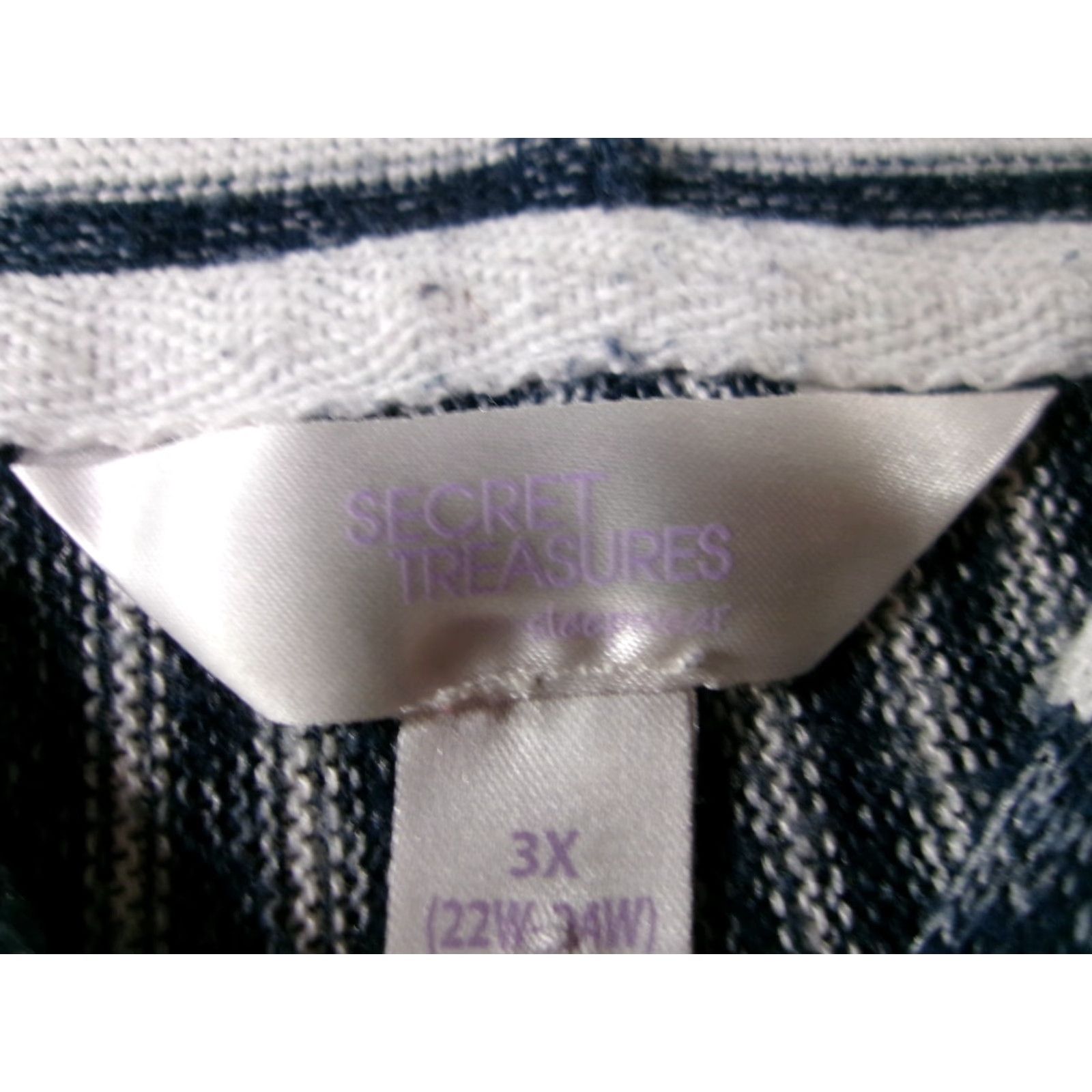 Vintage Secret Treasures Hoodie Women 3X Blue Cozy Lounge Oversized Beachy Causal Size XXL / US 16-18 / IT 52-54 - 6 Thumbnail