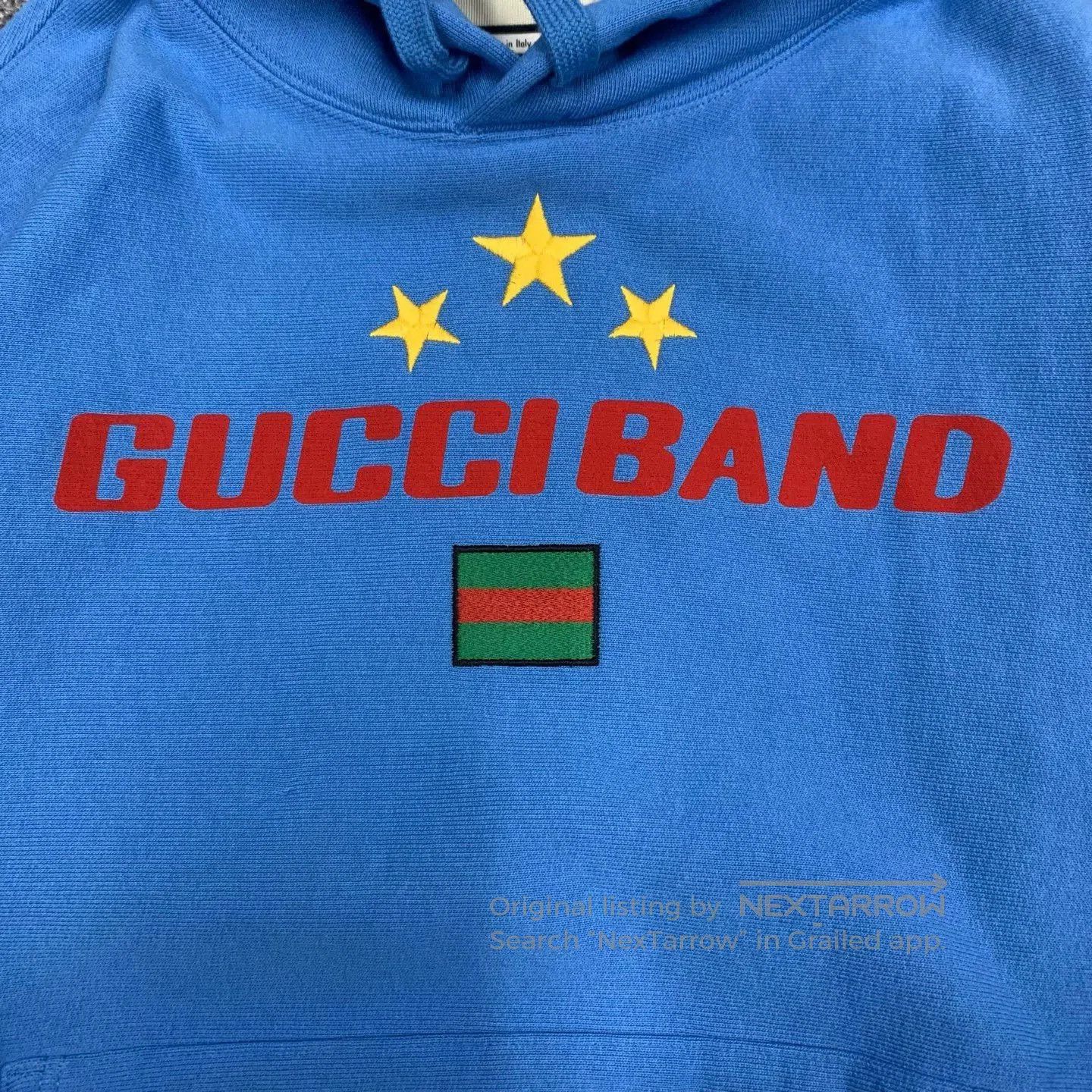 Gucci Gucci Blue Chest Logo Hoodie XS. Size US XS / EU 42 / 0 - 8 Thumbnail