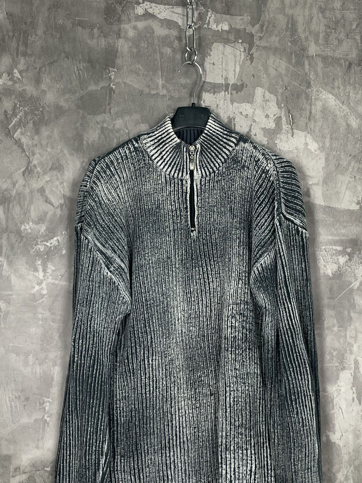 20471120 × Japanese Brand × Vintage Vintage Abstract Y2K Diesel Style Grunge 3D Sweater Size US L / EU 52-54 / 3 - 2 Thumbnail