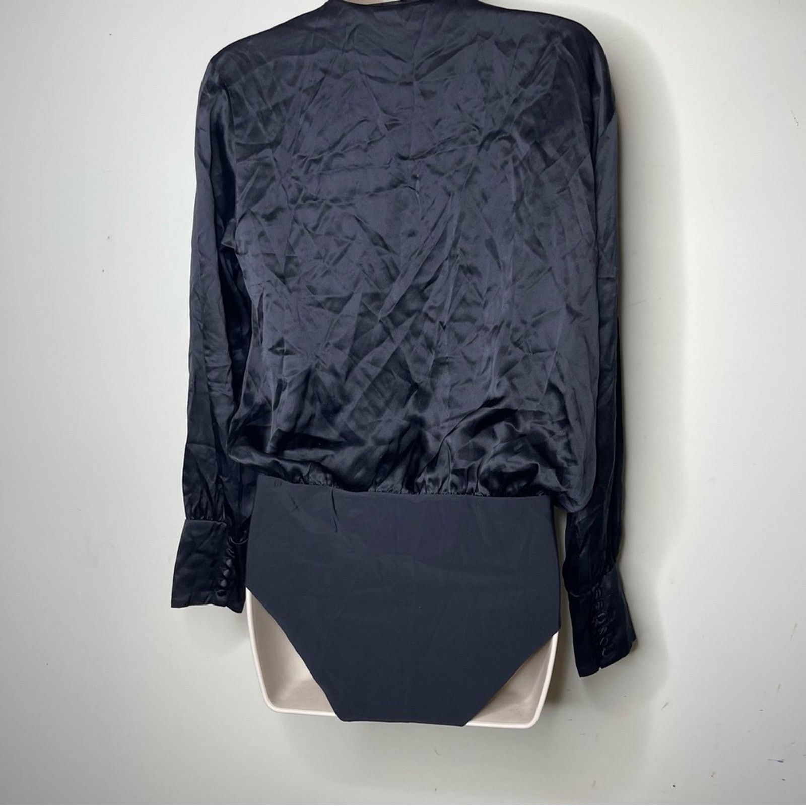 CAMI NYC CAMI NYC 100% silk The Ally Deep V neck Bodysuit sz S Size S / US 4 / IT 40 - 8 Thumbnail