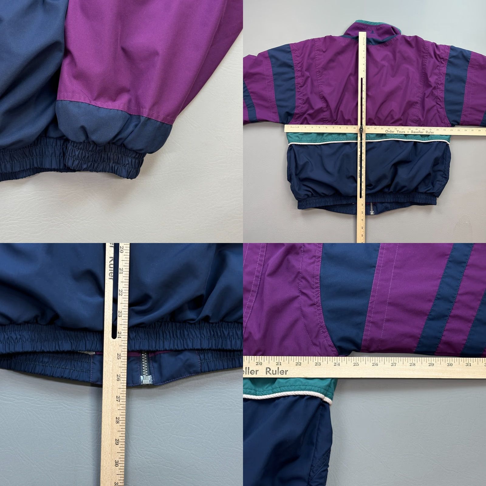 Le Coq Sportif VINTAGE Le Coq Sportif Jacket Mens Large Purple Full Zip Lined Outdoor Active Size US L / EU 52-54 / 3 - 9 Thumbnail