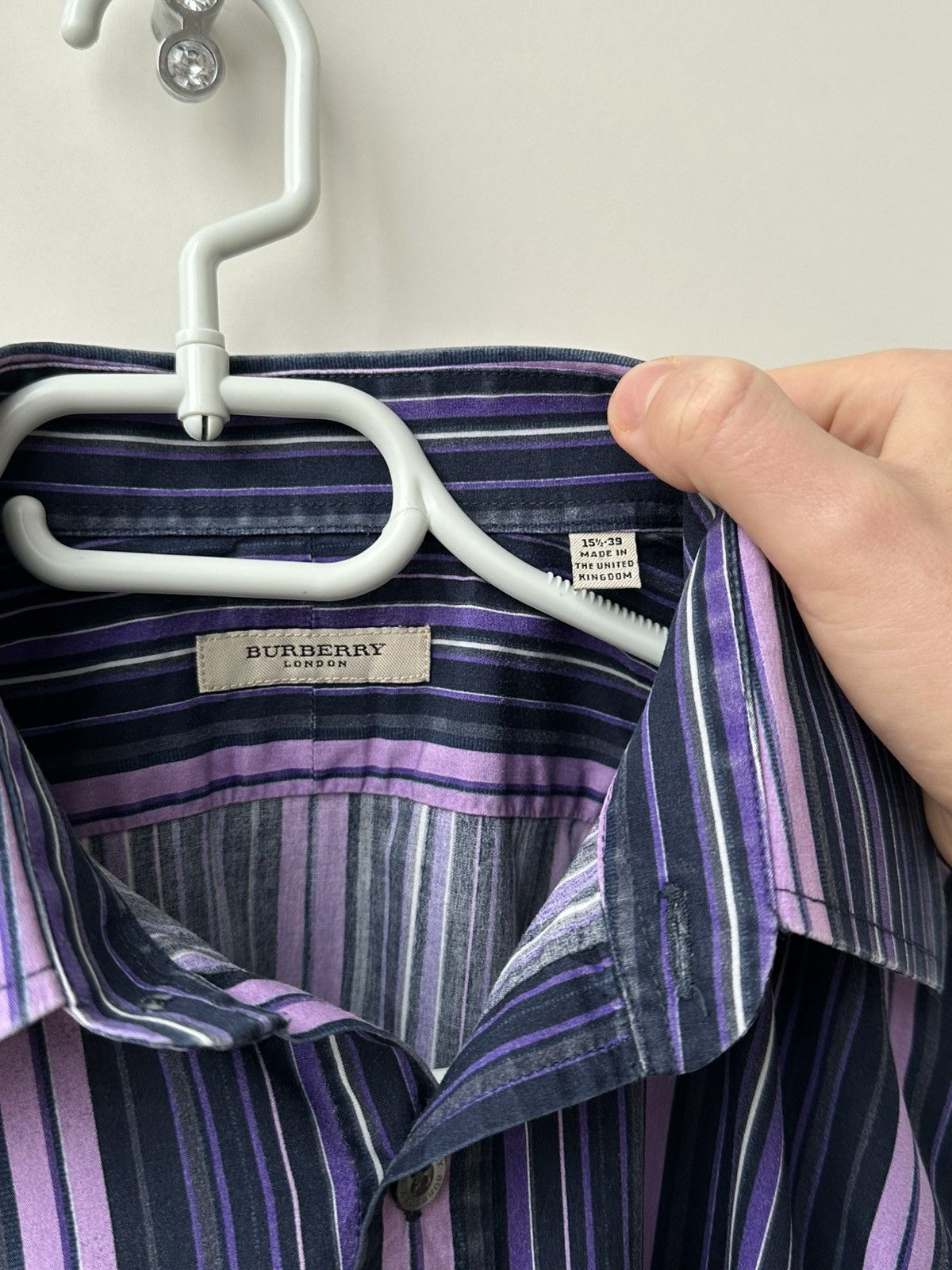 Burberry Vintage 90’s Burberry Nova Check Button Up Shirt Size US S / EU 44-46 / 1 - 4 Thumbnail