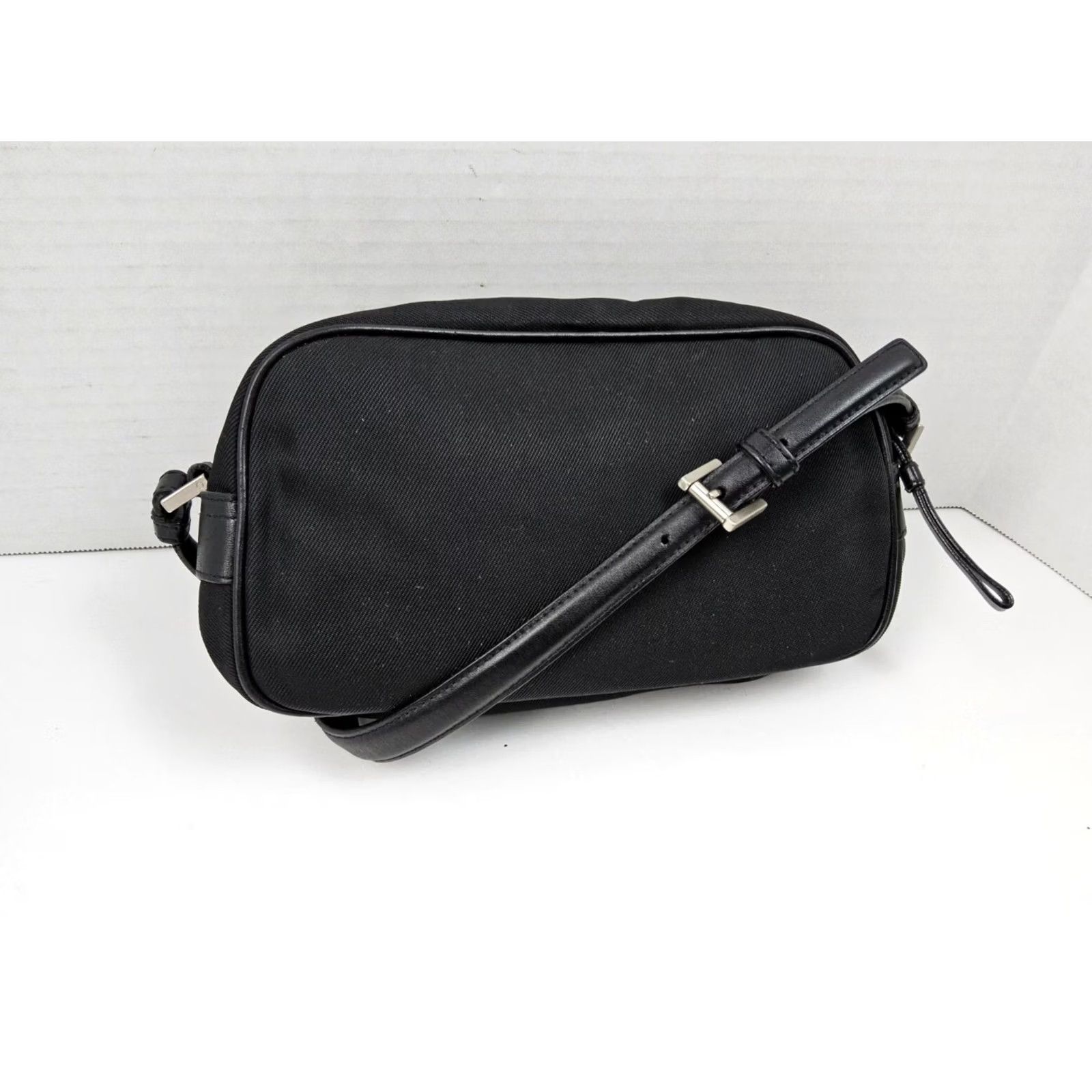 Coach Coach Crossbody Shoulder Bag Purse - Leather Trim Twill Leather Black - Women’s Travel Shoulder Bag Size ONE SIZE - 3 Thumbnail