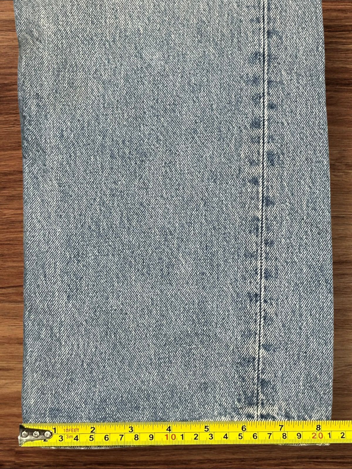 Levi's Vintage 90s Levi’s 501 Blue Wash Button Fly Distressed Jeans Size US 36 / EU 52 - 19 Thumbnail