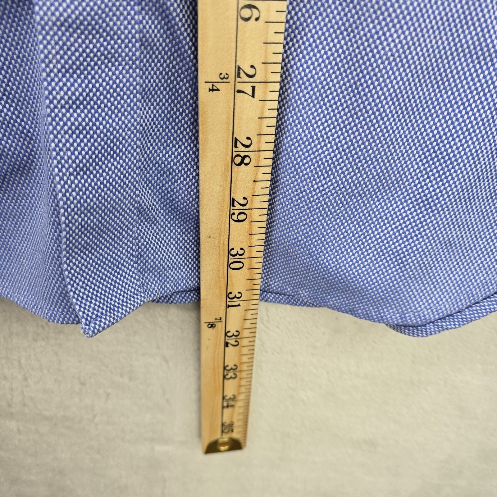 Peter Millar Peter Millar Shirt Mens Medium Birdseye Nanoluxe Button Down Size US M / EU 48-50 / 2 - 10 Thumbnail