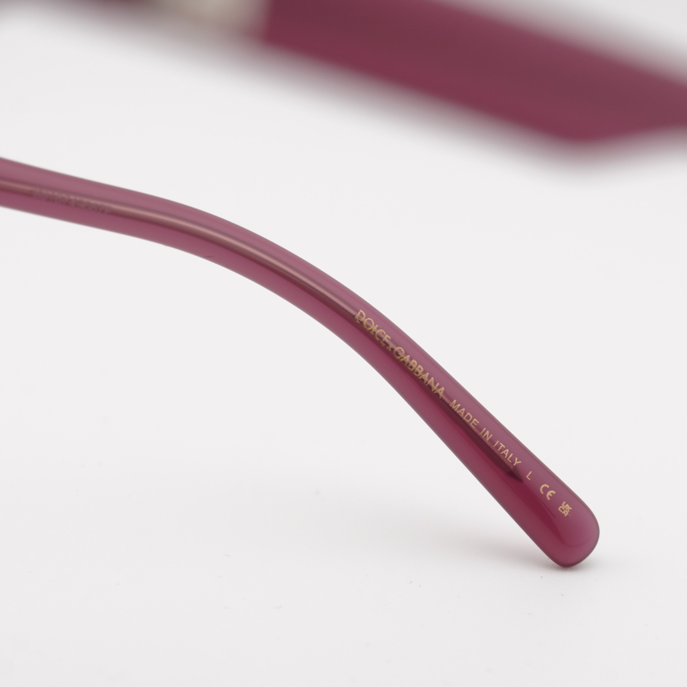 Dolce & Gabbana Dolce & Gabbana DG3359 2966 Eyeglasses Cat Eye Raspberry Size ONE SIZE - 11 Thumbnail