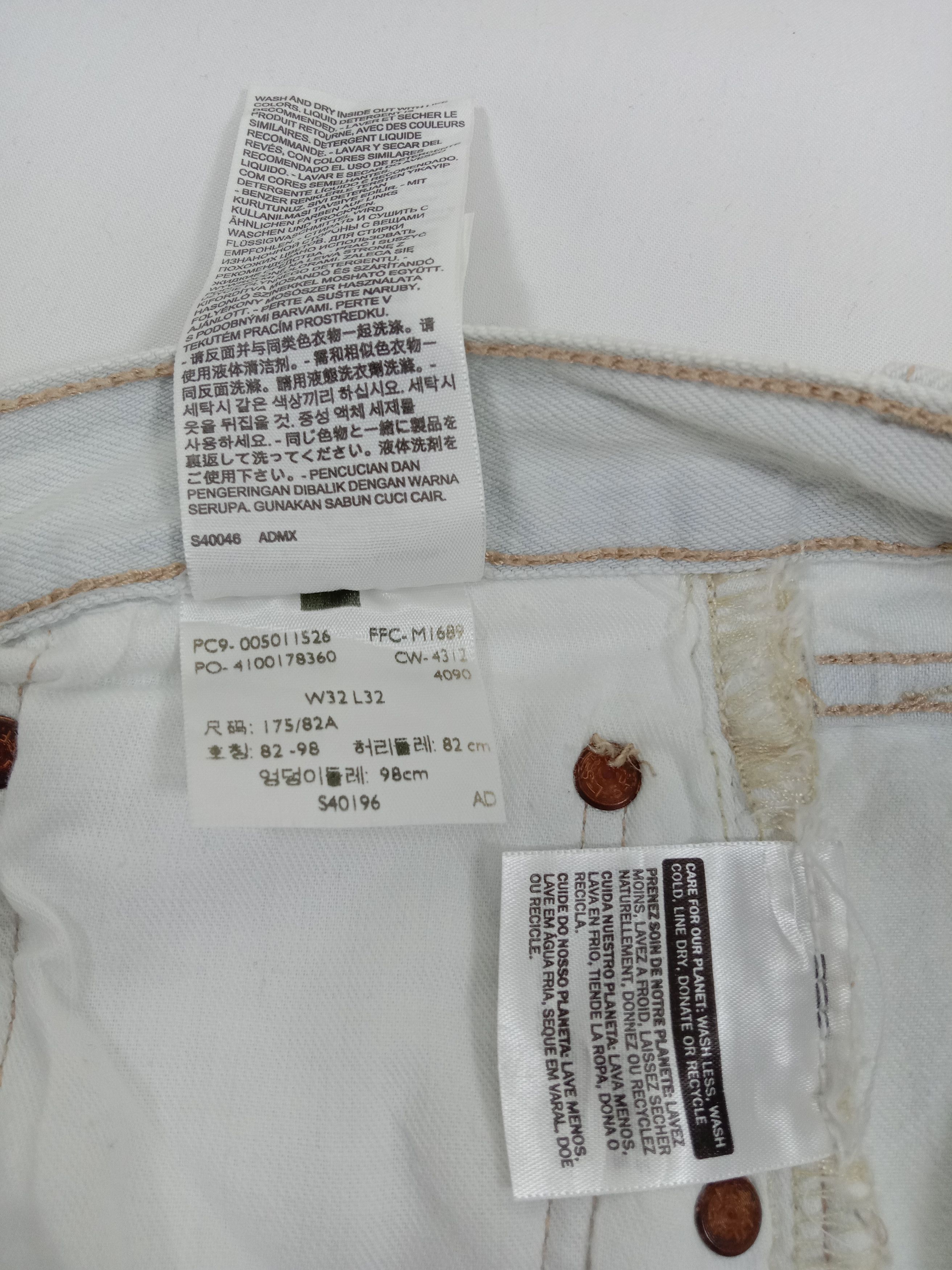 Levi's Vintage Levi's 501 Jeans Light Wash Denim Size US 32 / EU 48 - 13 Thumbnail