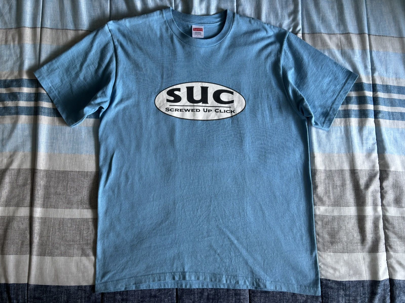 Supreme x Dj Screw SUC Blue Tshirt