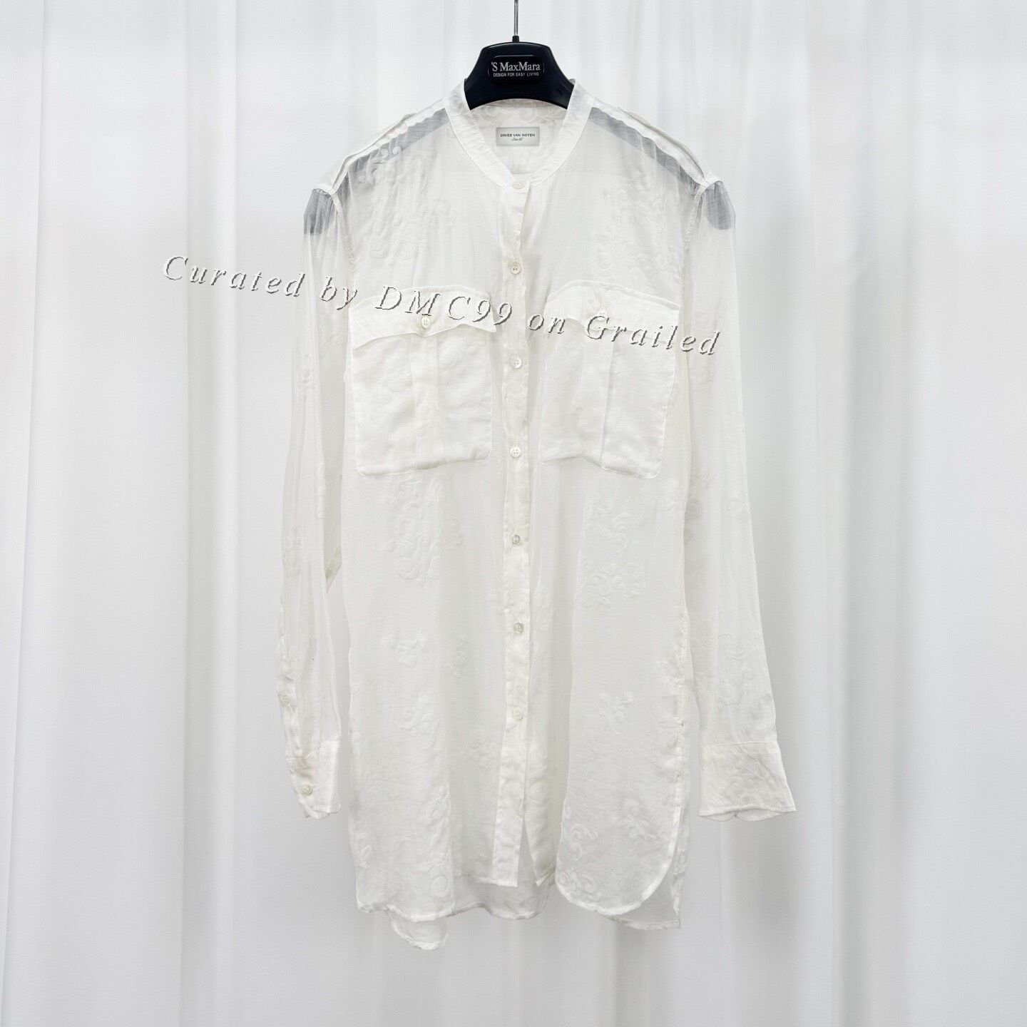 Dries Van Noten Dries Van Noten Silk Relief Shirt Size XS / US 0-2 / IT 36-38 - 1 Thumbnail