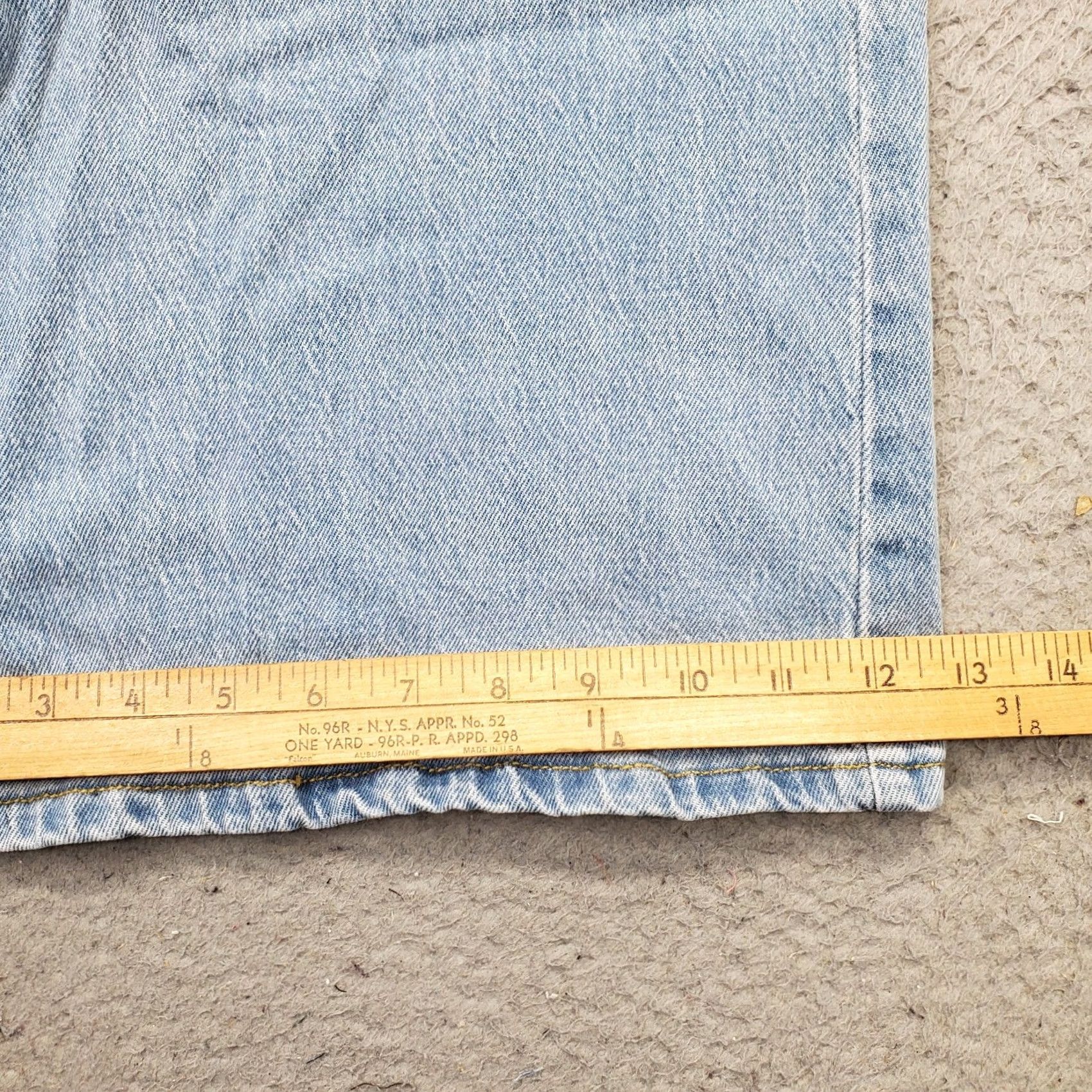 Vintage Universal Thread Womens High-Rise Flare Jeans 22 Blue Comfort Stretch 5-Pocket Denim Regular 31" Inseam Mens Womens Boys Girls Size 40" / US 18 - 4 Thumbnail