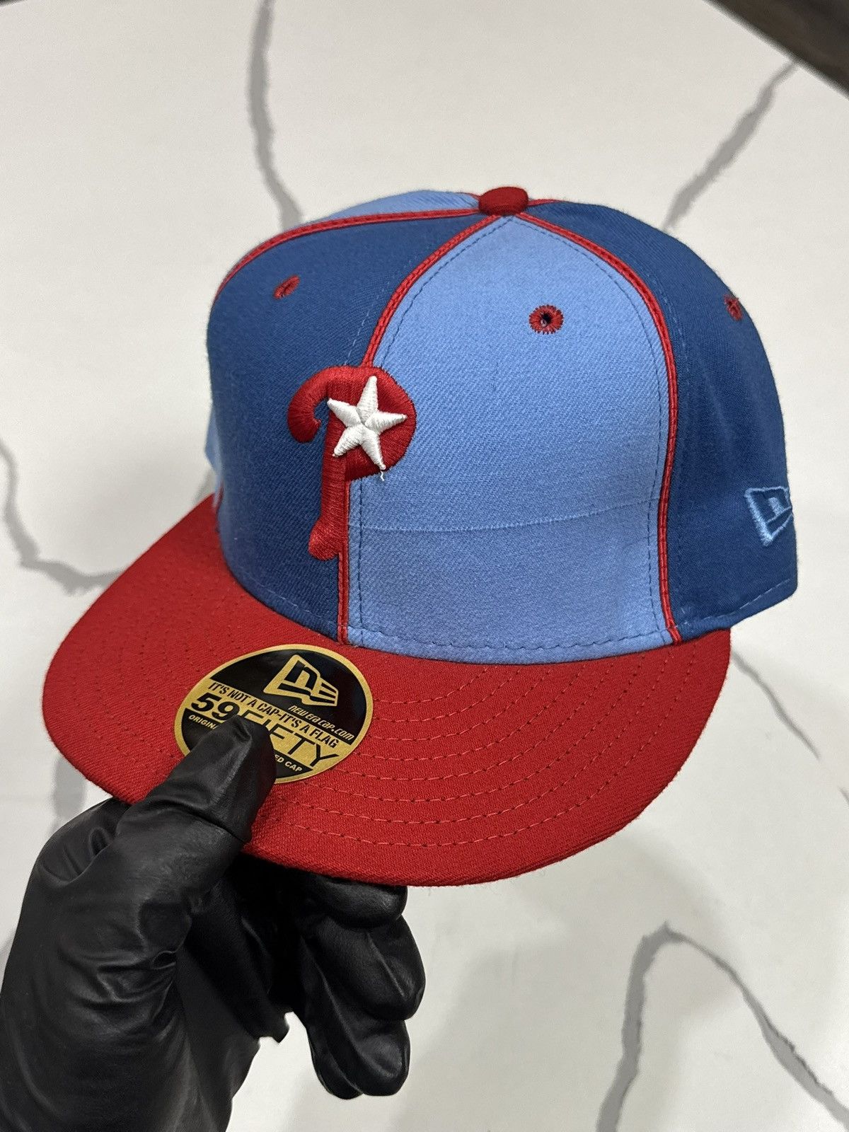 New Era Vintage Philadelphia Phillies pin wheel Fitted Baseball Cap Size ONE SIZE - 3 Thumbnail