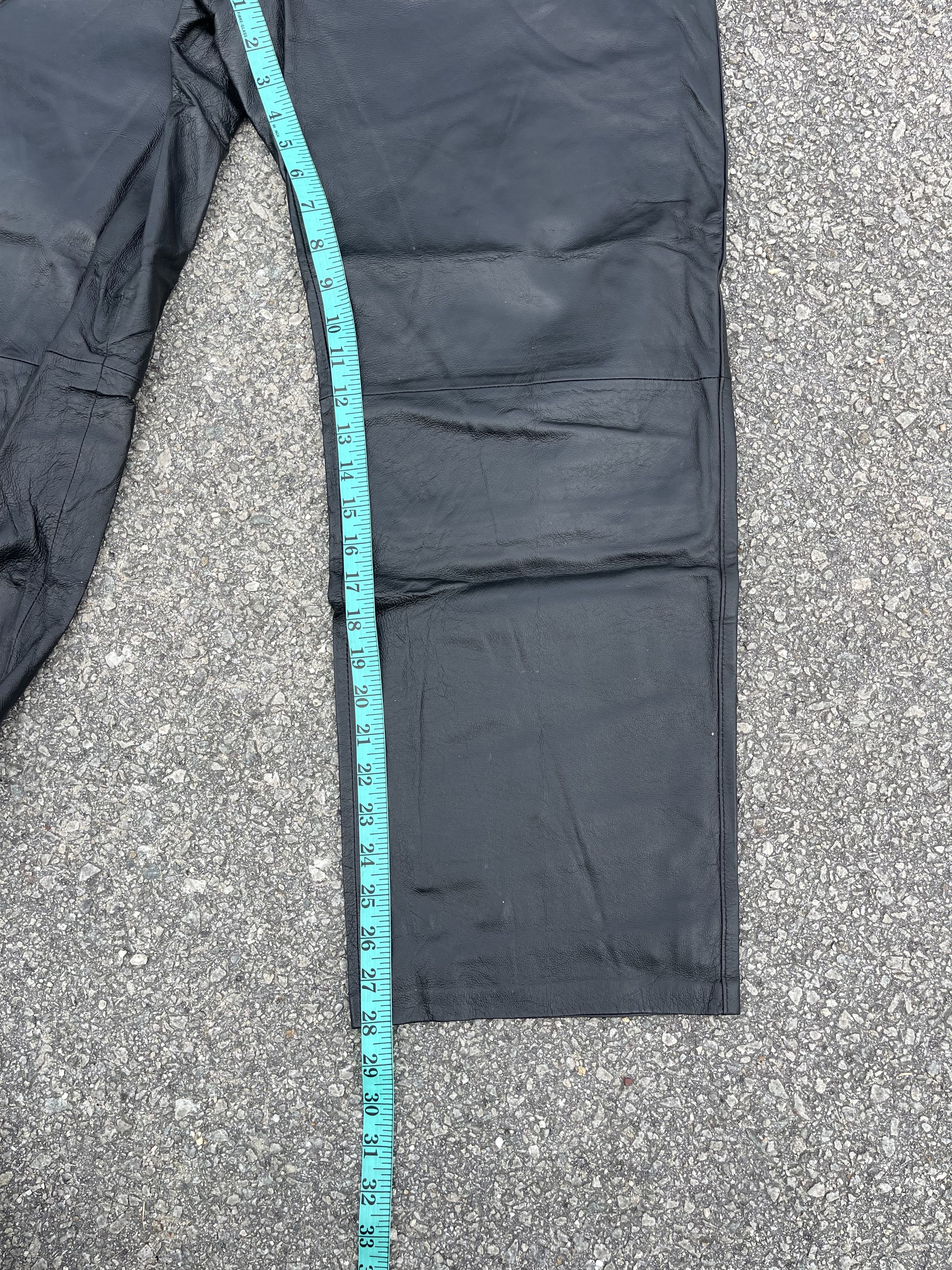 If Six Was Nine Allen Jolly Leather Trouser Size US 36 / EU 52 - 11 Thumbnail