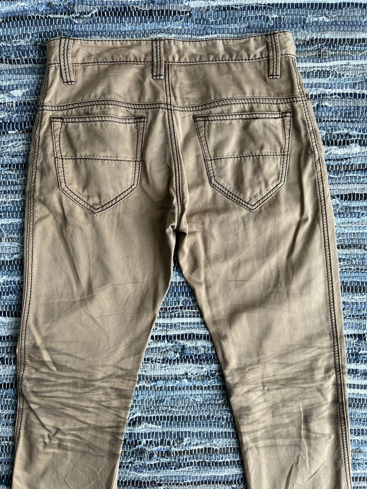 BUFFALO BOBS SUPER FLARE Y2K Buffalo Bobs Muddy Faded Boot Cut Pants Size US 31 - 9 Thumbnail