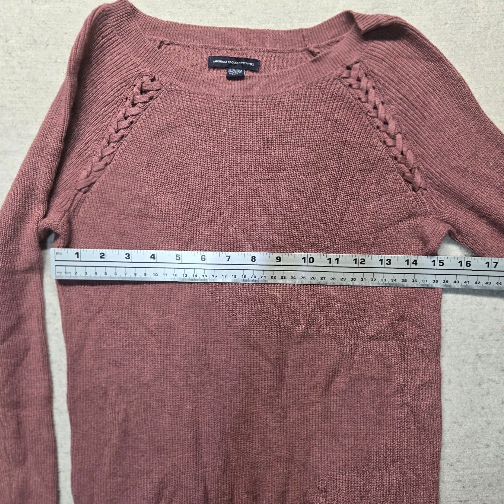 American Eagle Outfitters American Eagle Women's Pink Long Sleeve Sweater XS Extra Small Pullover Size XS / US 0-2 / IT 36-38 - 4 Thumbnail