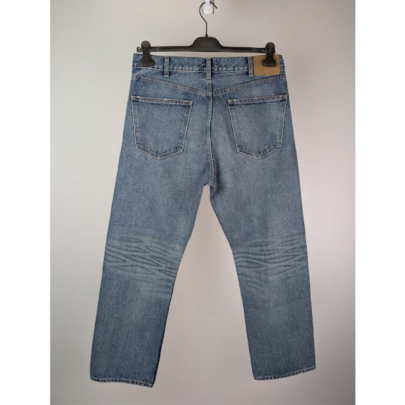 Celine o1rshd1 Straight Leg Kurt Denim Jeans in Washed Blue Size US 33 - 12 Thumbnail
