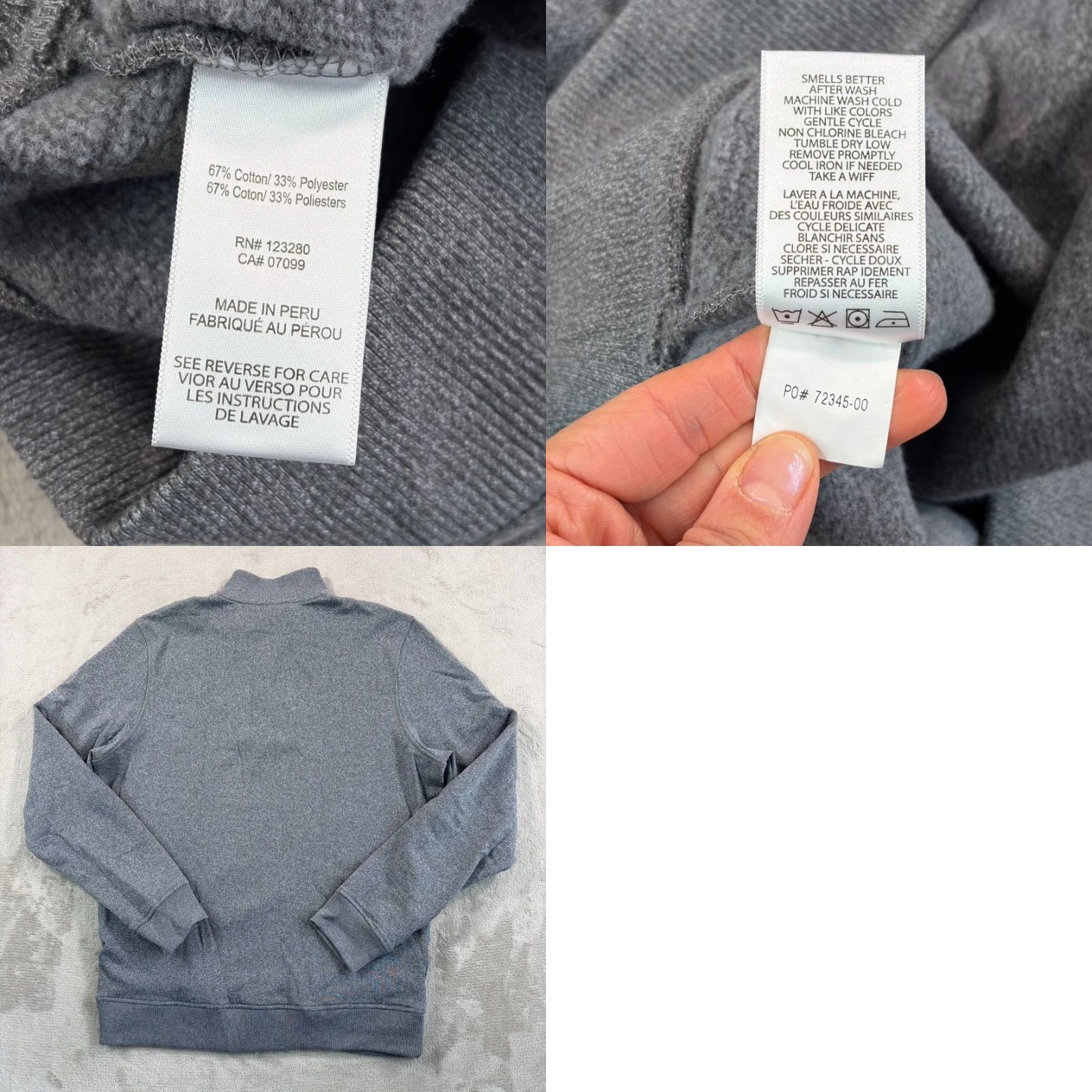 TravisMathew Travis Mathew Henley Sweater in Heather Grey Men Large Top Golf Logo NWOT Size US L / EU 52-54 / 3 - 8 Thumbnail