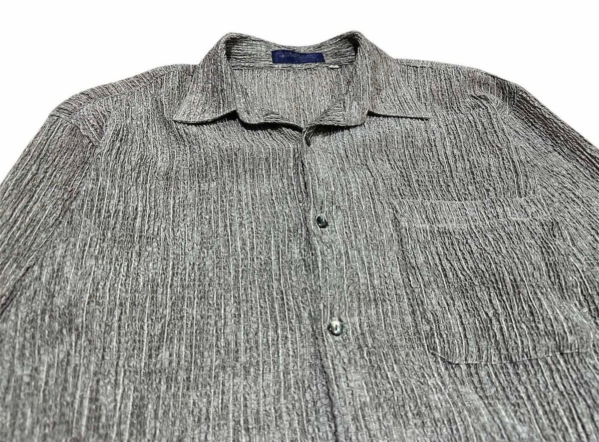Japanese Brand 🔥Vintage Japanese Pleated Shirt Ls Issey Miyake Style Size US XL / EU 56 / 4 - 3 Thumbnail