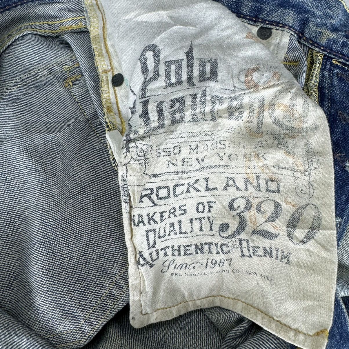 Polo Ralph Lauren 🌟POLO RL ROCKLAND PATCHWORK NATIVE DENIM PANTS Size US 34 / EU 50 - 11 Thumbnail
