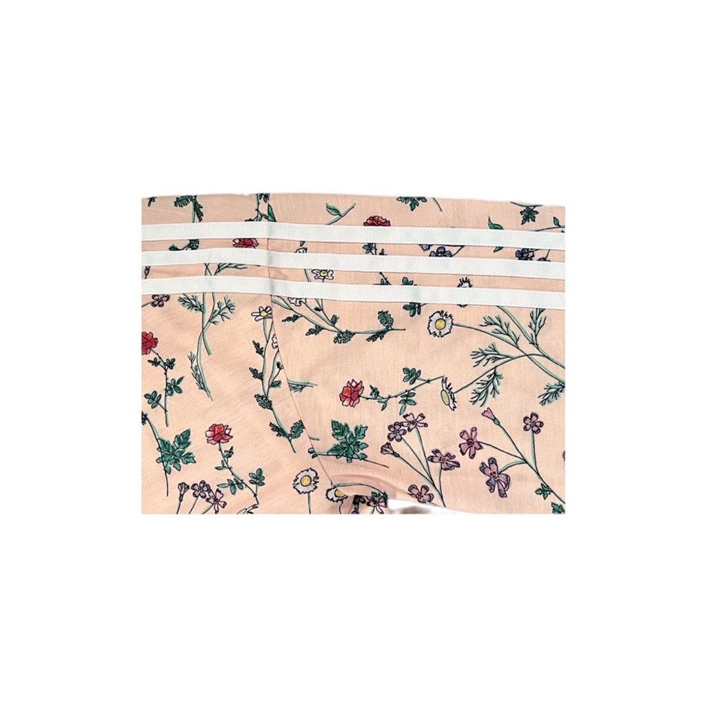 Adidas ADIDAS No Sunshine When I'm Gone" Soft Pink Floral Crop Top Size XXS / US 00 / IT 34 - 6 Thumbnail