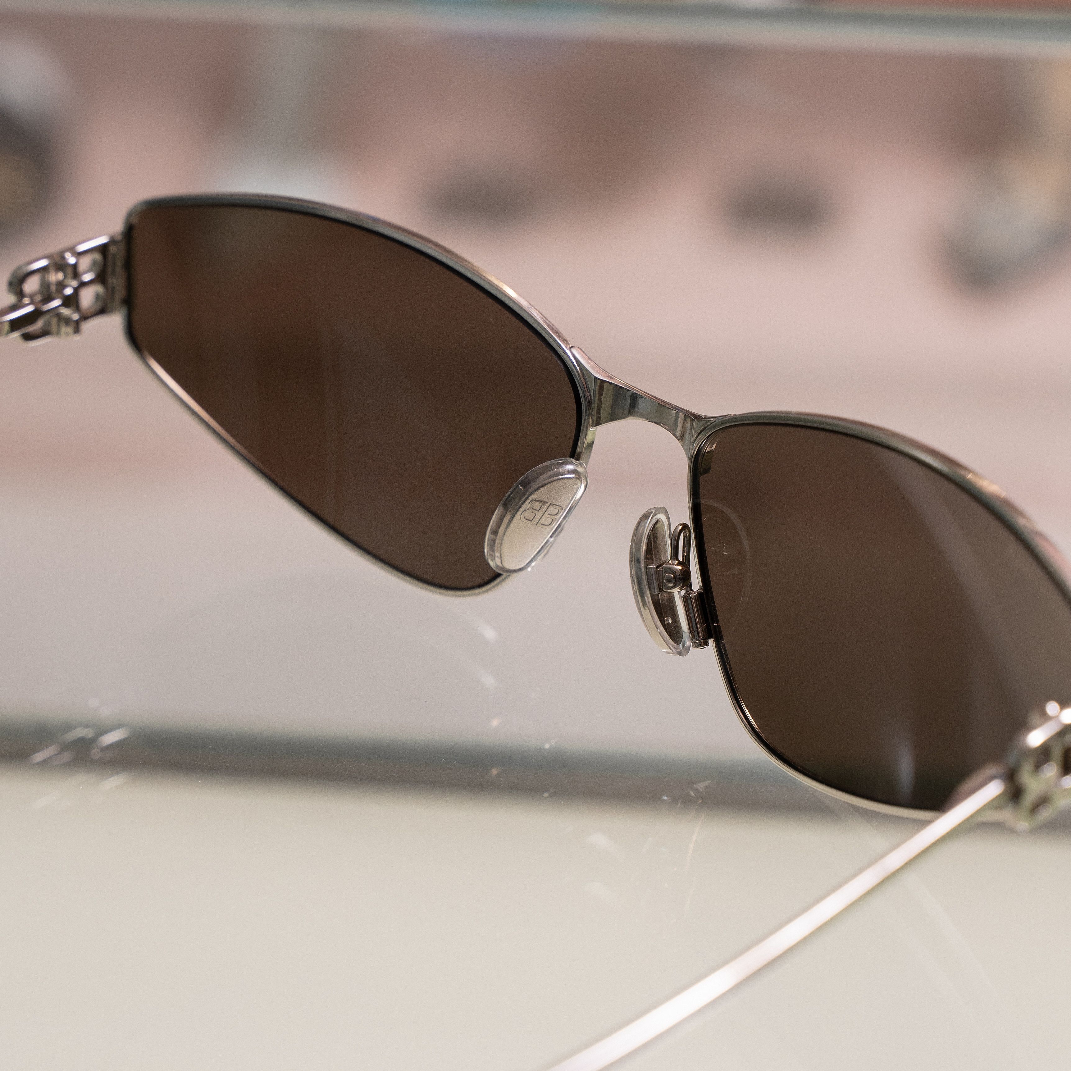 Balenciaga BALENCIAGA BB0335S 006 Sunglasses SILVER Size ONE SIZE - 5 Thumbnail