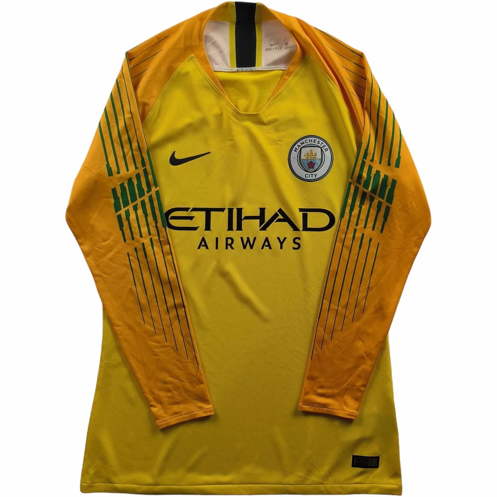 Nike Manchester City 18 goalkeeper Player Issue football jersey L Size US L / EU 52-54 / 3 - 1 Thumbnail
