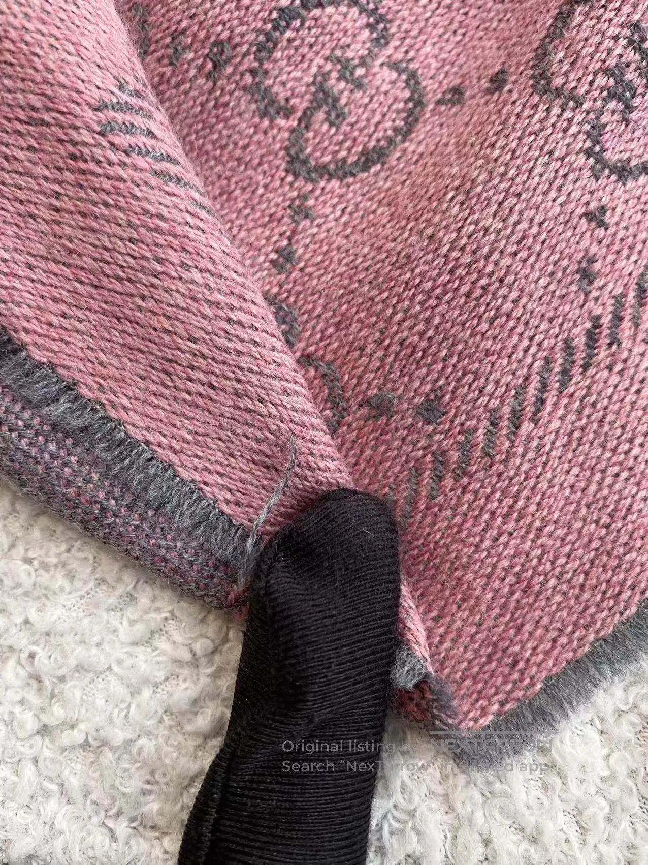 Gucci Guicci The old flower is full of tassel scarves| Size ONE SIZE - 7 Thumbnail