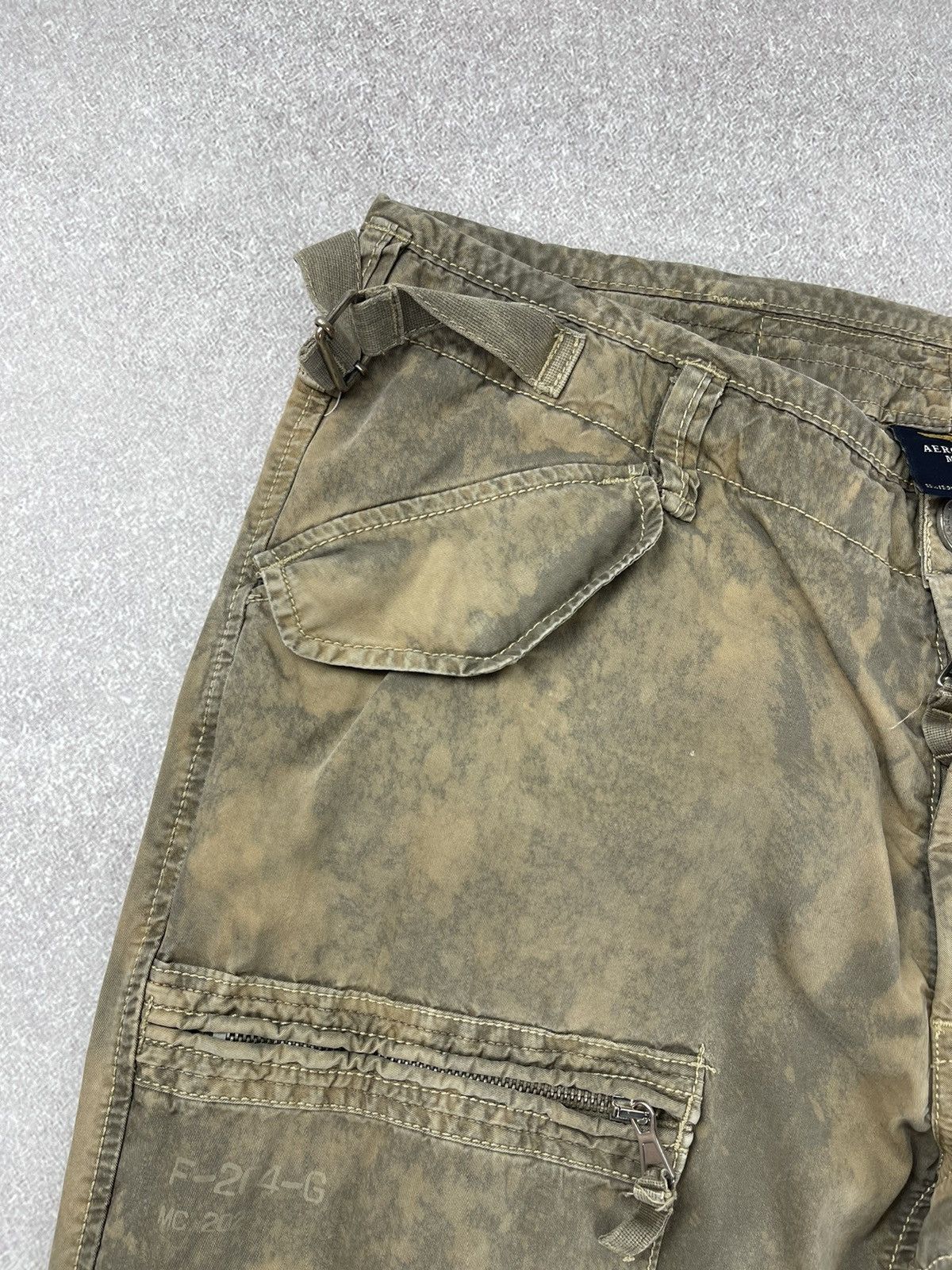 Aeronautica Militare Aeronautica Militare Custom Tie Dye Multipocket Cargo Pants Size US 33 - 5 Thumbnail