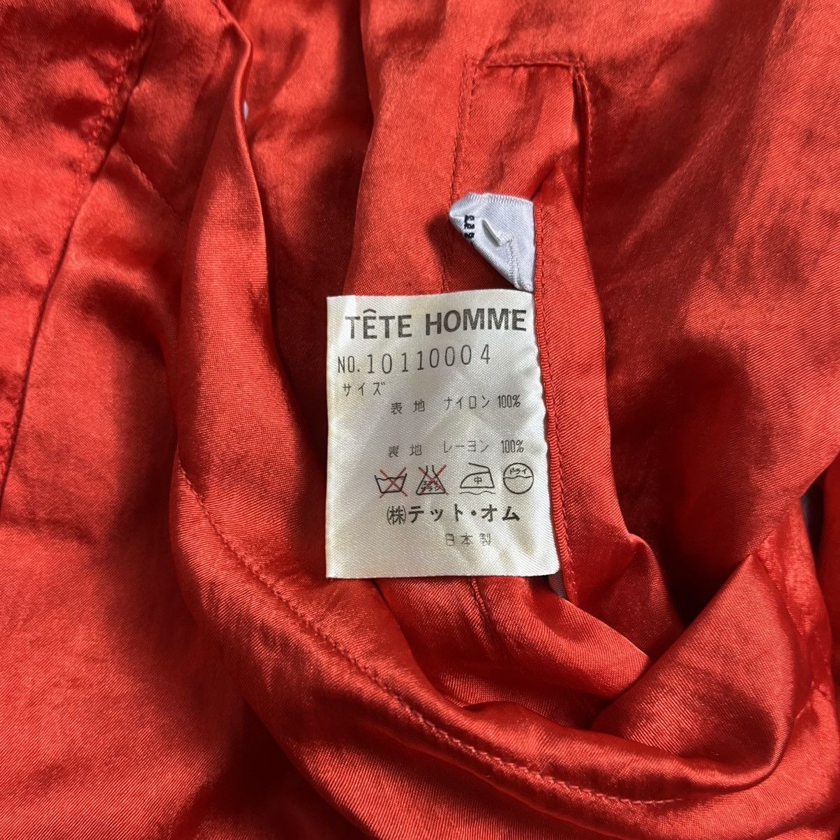 Issey Miyake × Japanese Brand × Tete Homme Vtg Tete Homme Reversible Bomber Jacket Size US M / EU 48-50 / 2 - 11 Thumbnail
