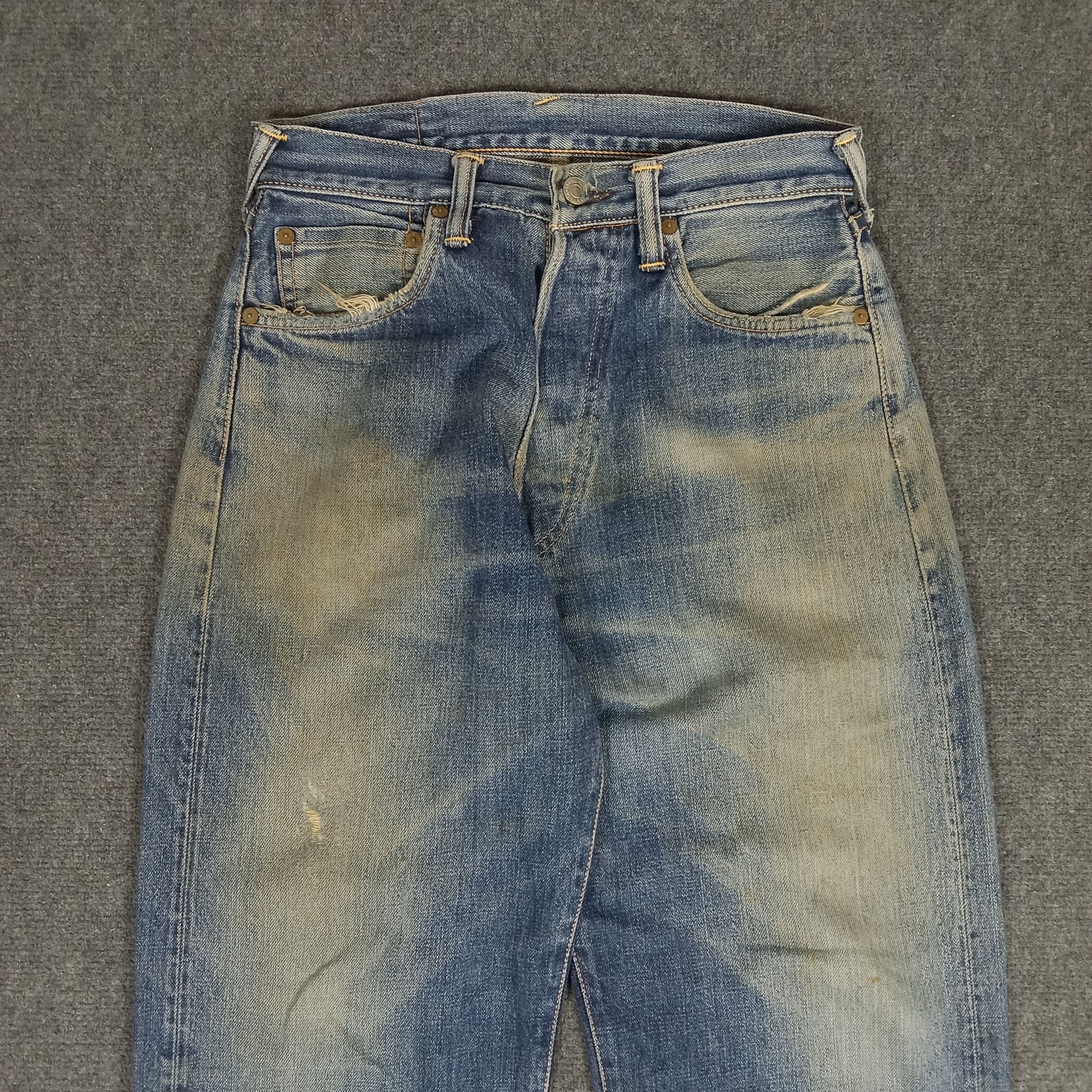 Evisu Evisu Japanese Brand Daicock Custom Art Denim Jeans Size US 29 - 5 Thumbnail