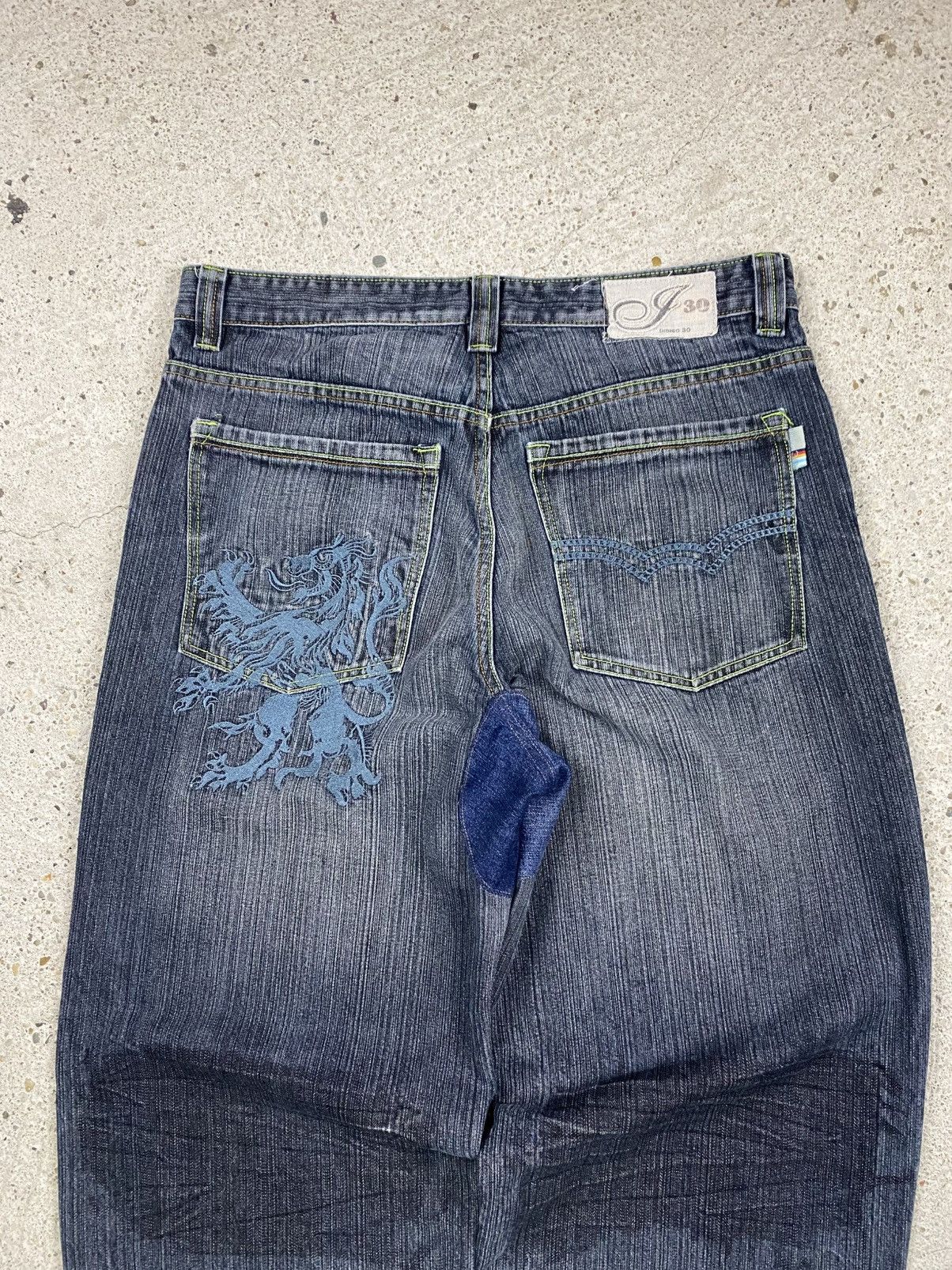 JNCO Indigo 30 vintage denim jeans jnco southpole dragon skate Size US 36 / EU 52 - 1 Thumbnail