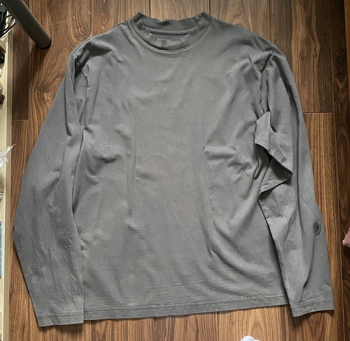 Kanye West × Yeezy Yzy Long Sleeve Grey Top Size US L / EU 52-54 / 3 - 1 Thumbnail