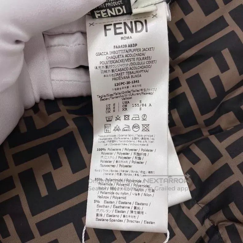 Fendi Fendi Monogrammed Printed Down Jacket Size US S / EU 44-46 / 1 - 5 Thumbnail