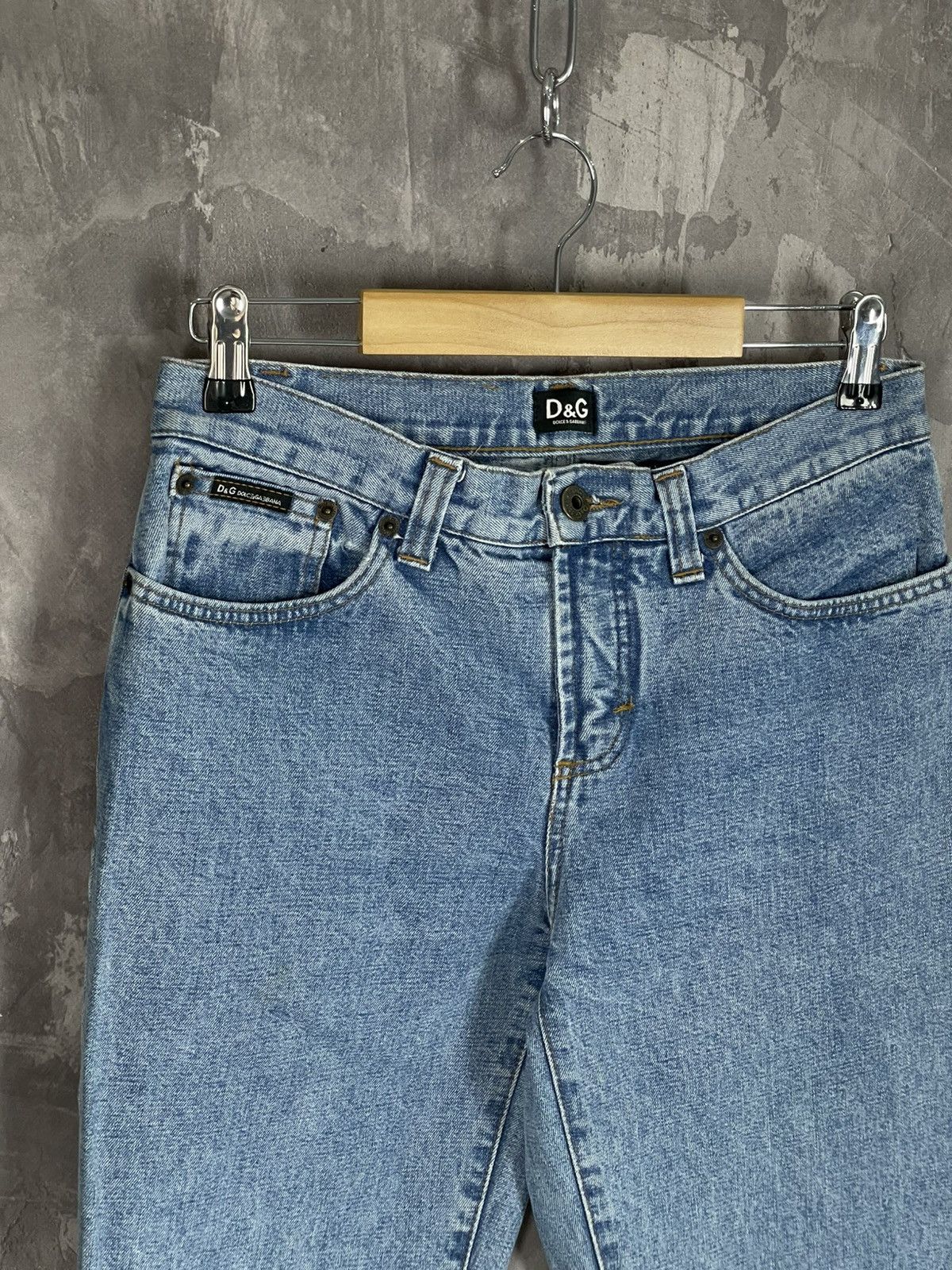 Dolce & Gabbana Vintage Dolce & Gabbana Flared Jeans Big Logo 90s Size 28" / US 6 / IT 42 - 7 Thumbnail