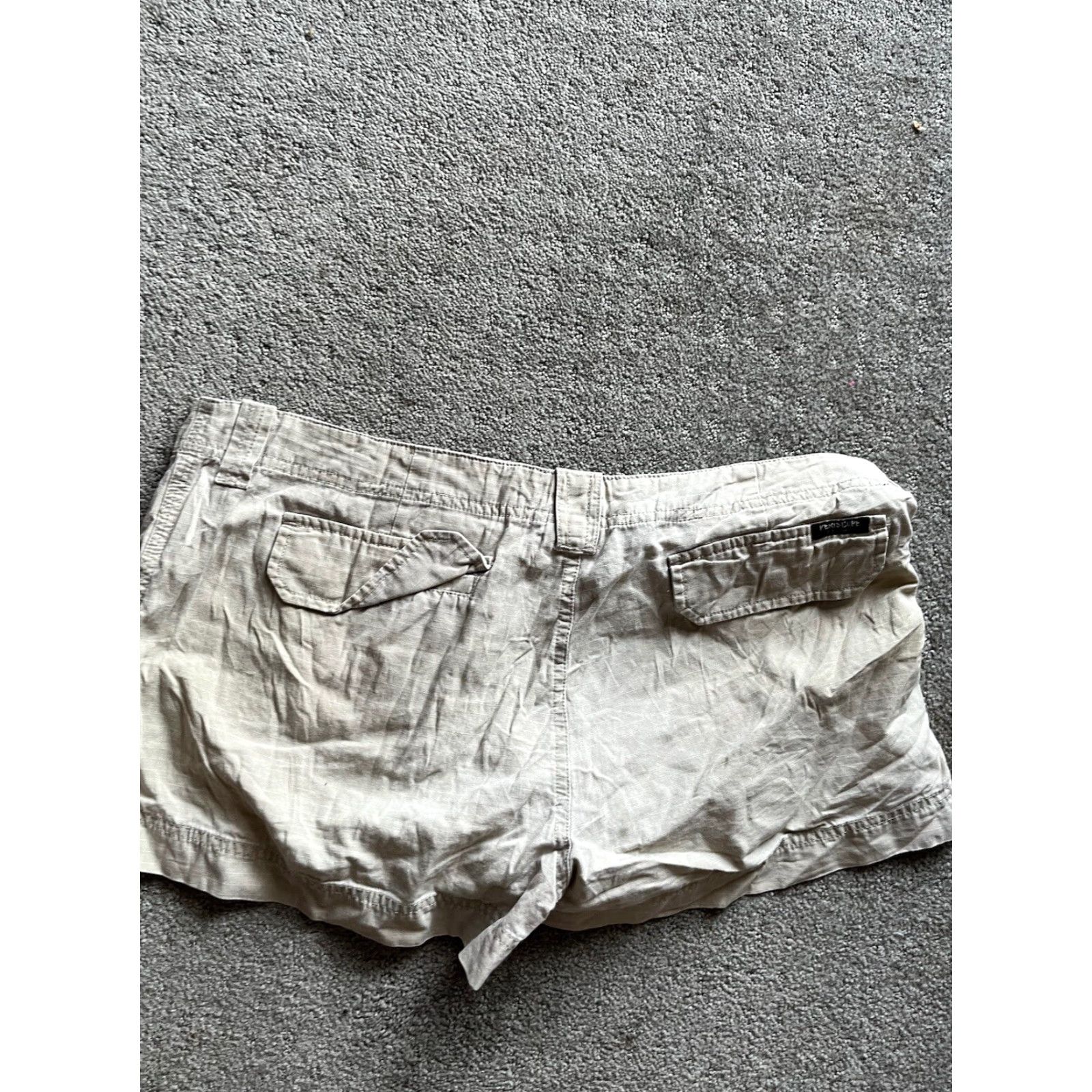 Vintage VINTAGE Periscope Shorts Women Beige Tan Sz 13 Casual Cotton 90s Size 34" / US 12 / IT 48 - 2 Thumbnail