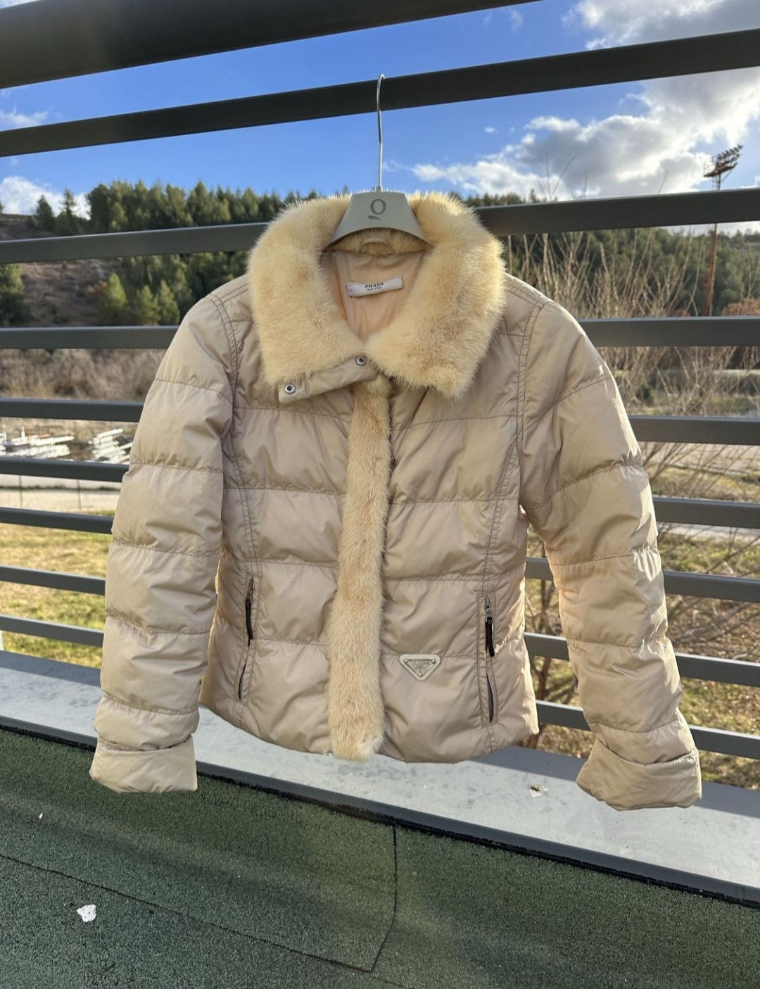 Prada Prada Puffer Fur Jacket Size S / US 4 / IT 40 - 1 Thumbnail