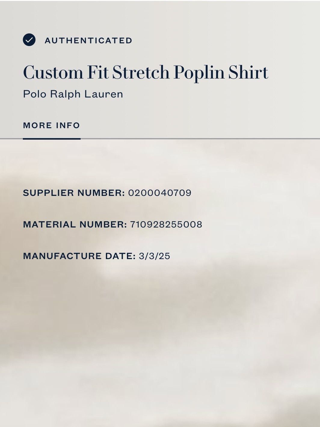 Polo Ralph Lauren Polo Ralph Lauren Custom Fit Stretch Poplin Shirt Size US L / EU 52-54 / 3 - 11 Thumbnail