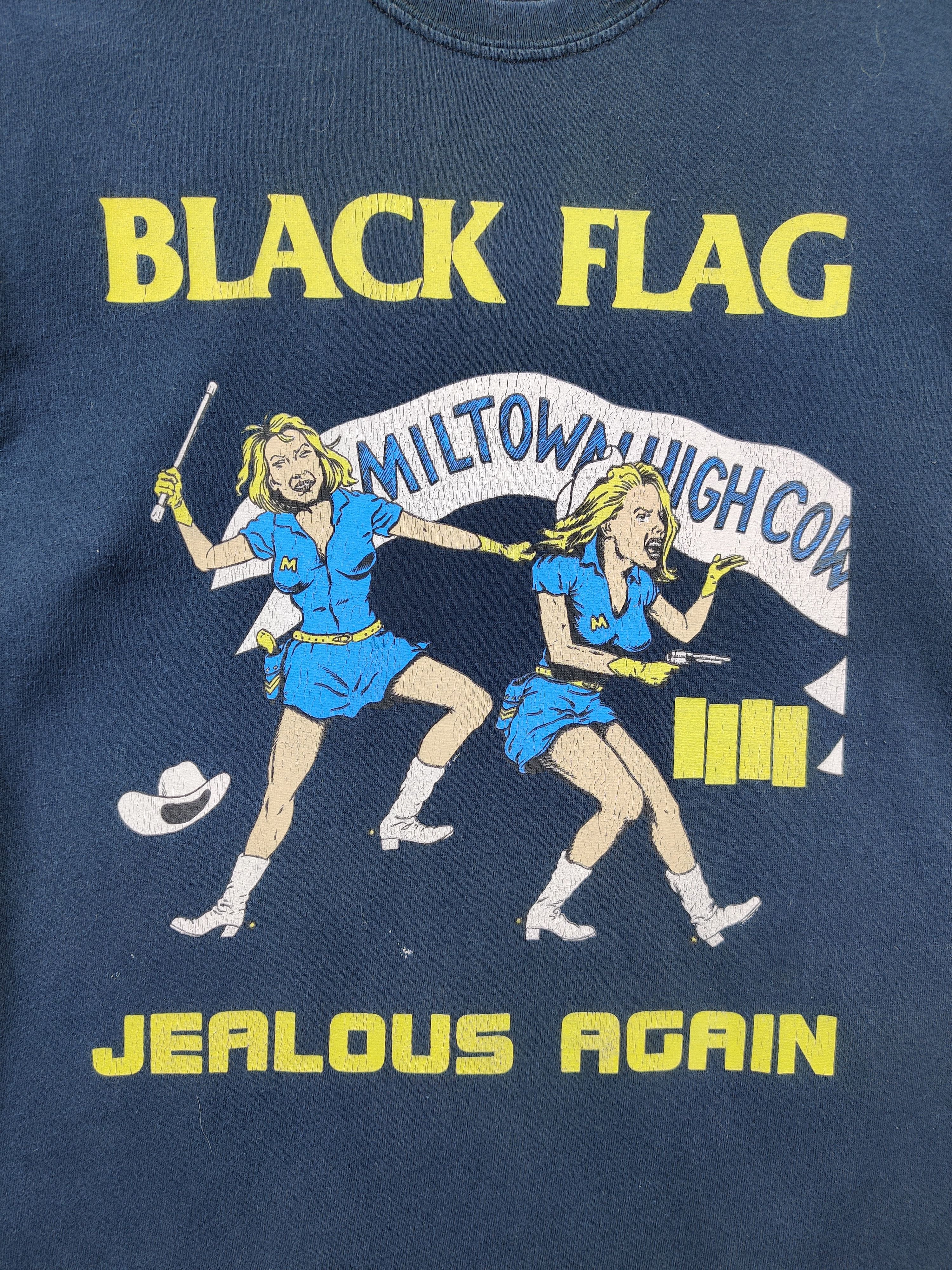 Band Tees Vintage Black Flag Jealous Again Hardcore Punk Tee Tshirt Size US S / EU 44-46 / 1 - 7 Thumbnail