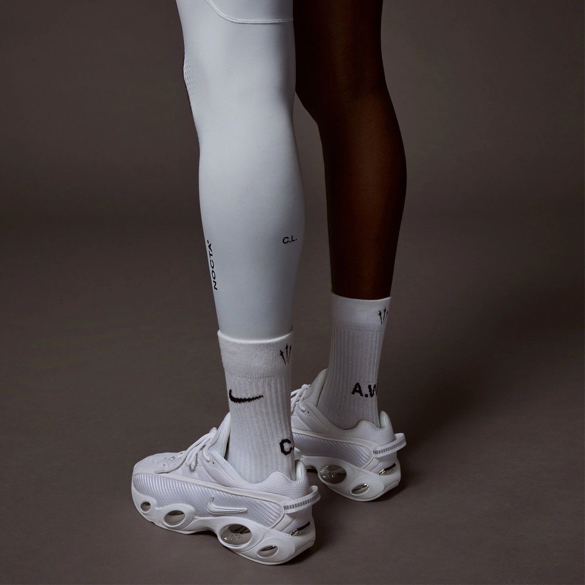 Drake × NOCTA × Nike Nocta x Nike - White Men's SingleLeg Basketball Tight size M Size US 30 / EU 46 - 2 Thumbnail